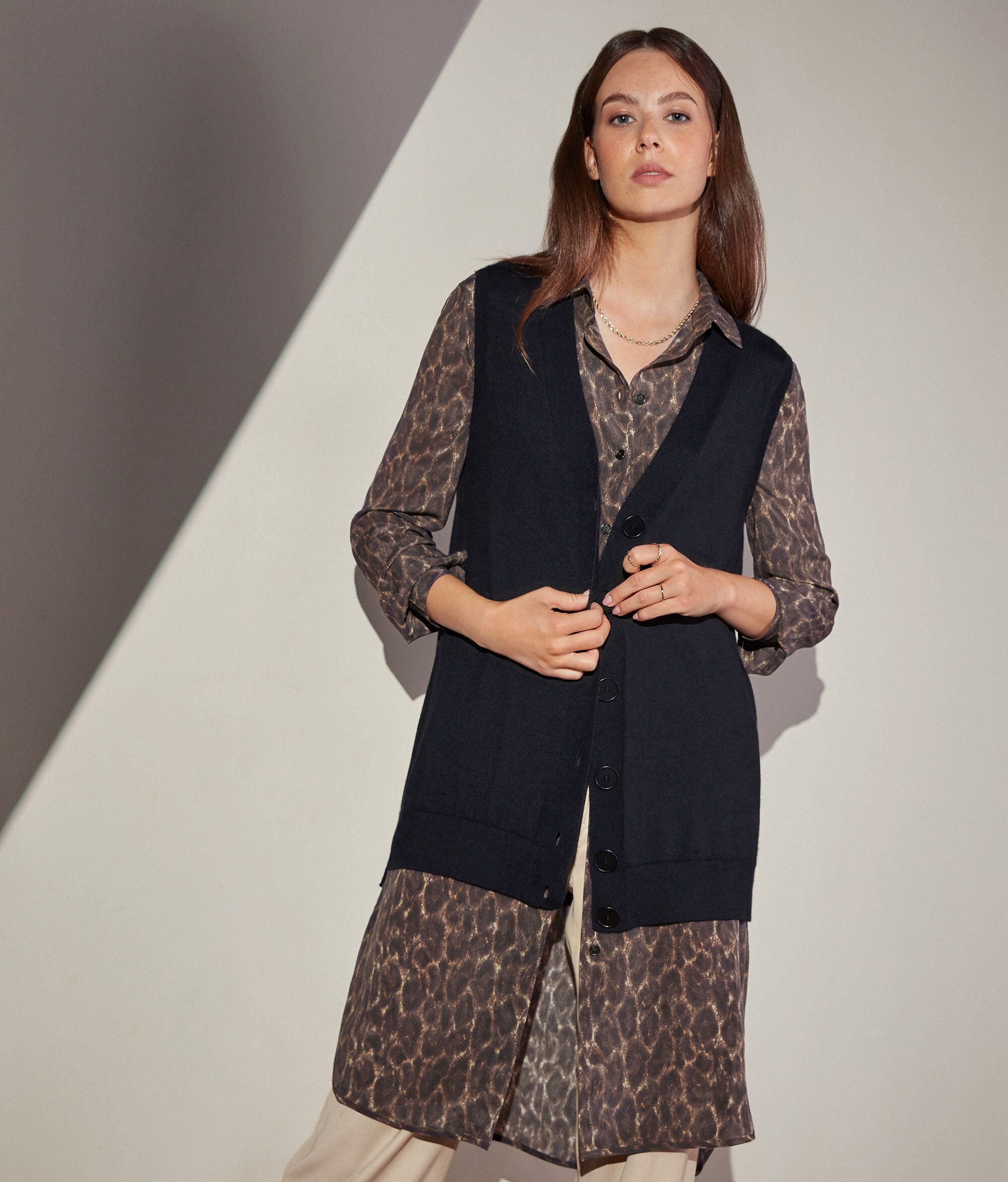 Gilet in Cashmere Ultrafine