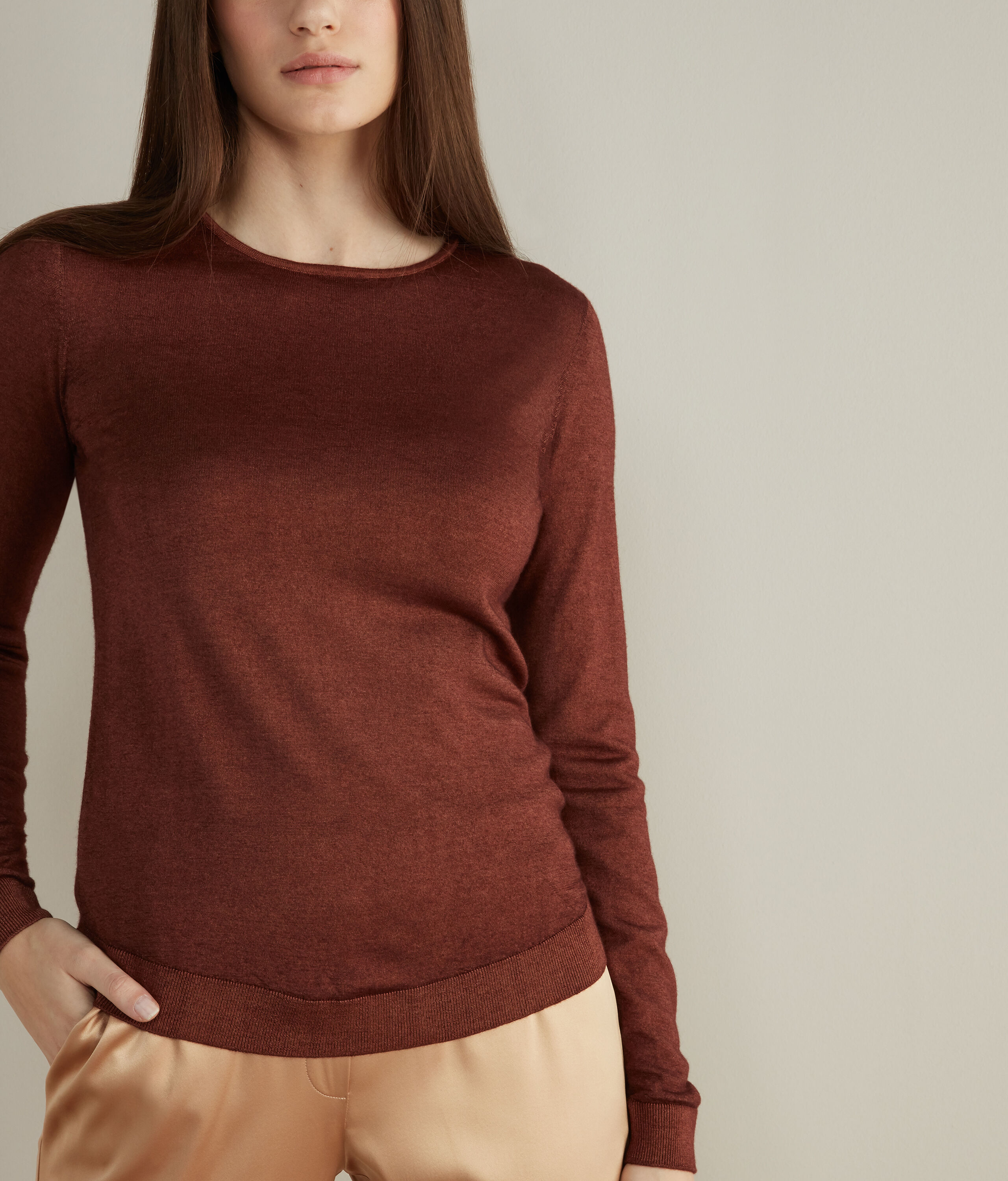 Ultralight Cashmere Crewneck-Jumper