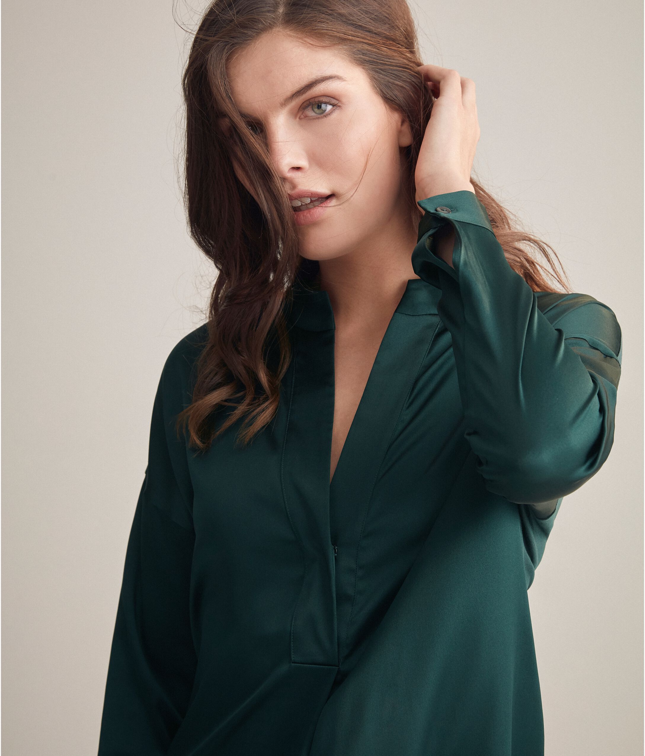 Mandarin Collar Shirt