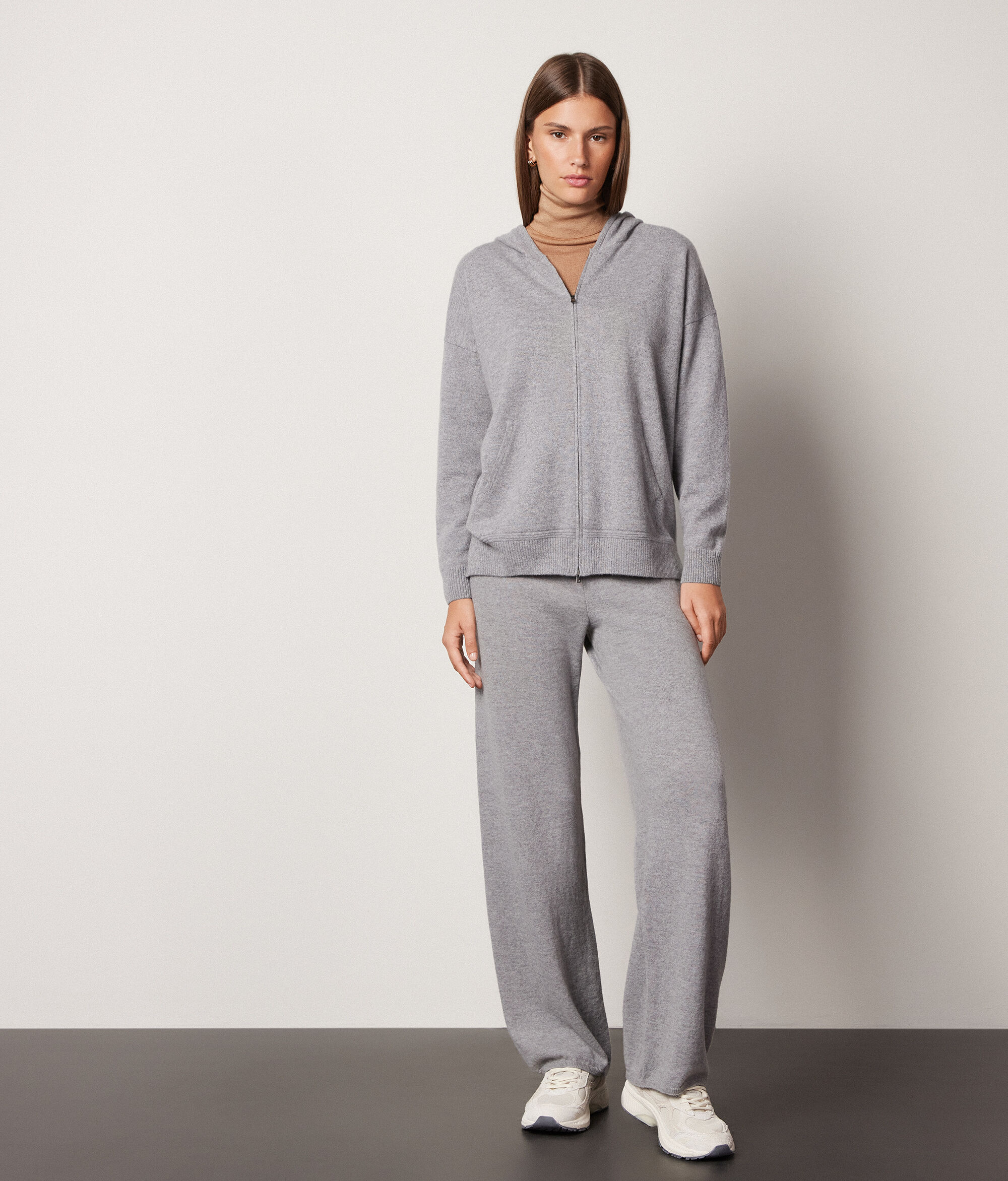 Pantaloni Palazzo in Cashmere Ultrasoft