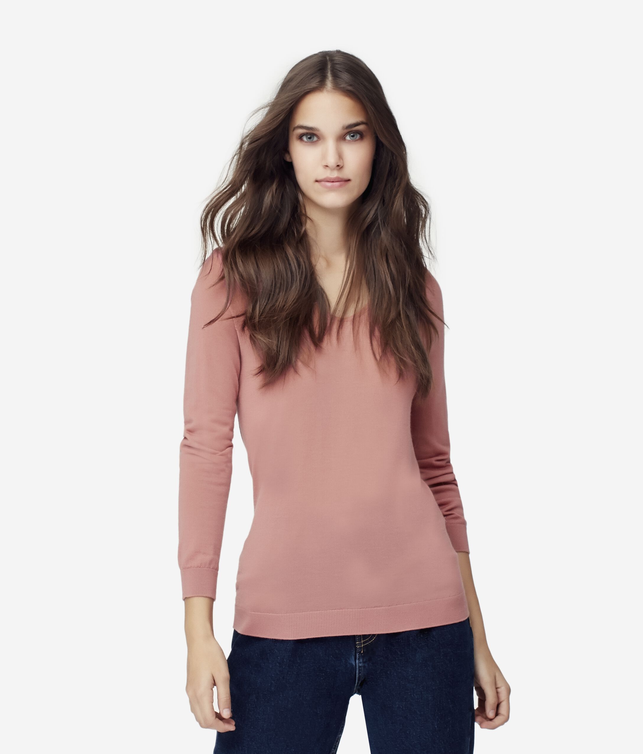 Ultrafine Cashmere V-Neck Jumper