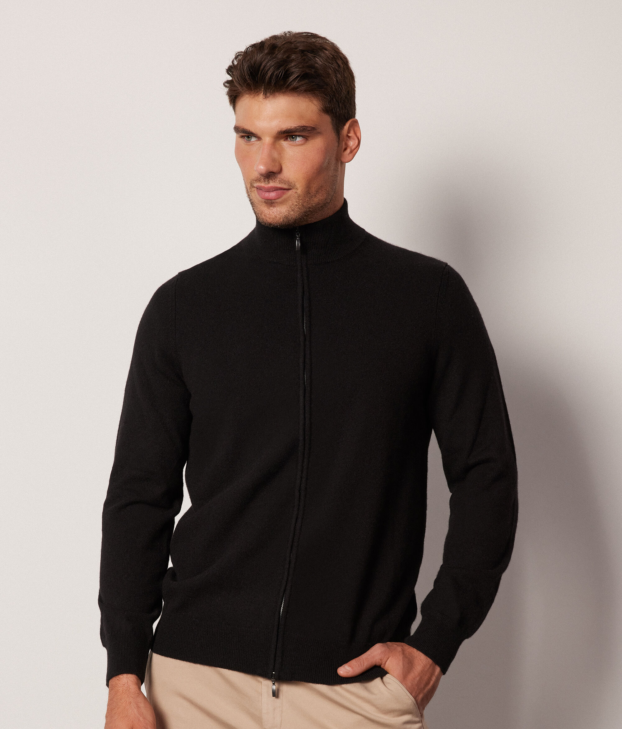 Ultrasoft Cashmere Full-Zip Cardigan