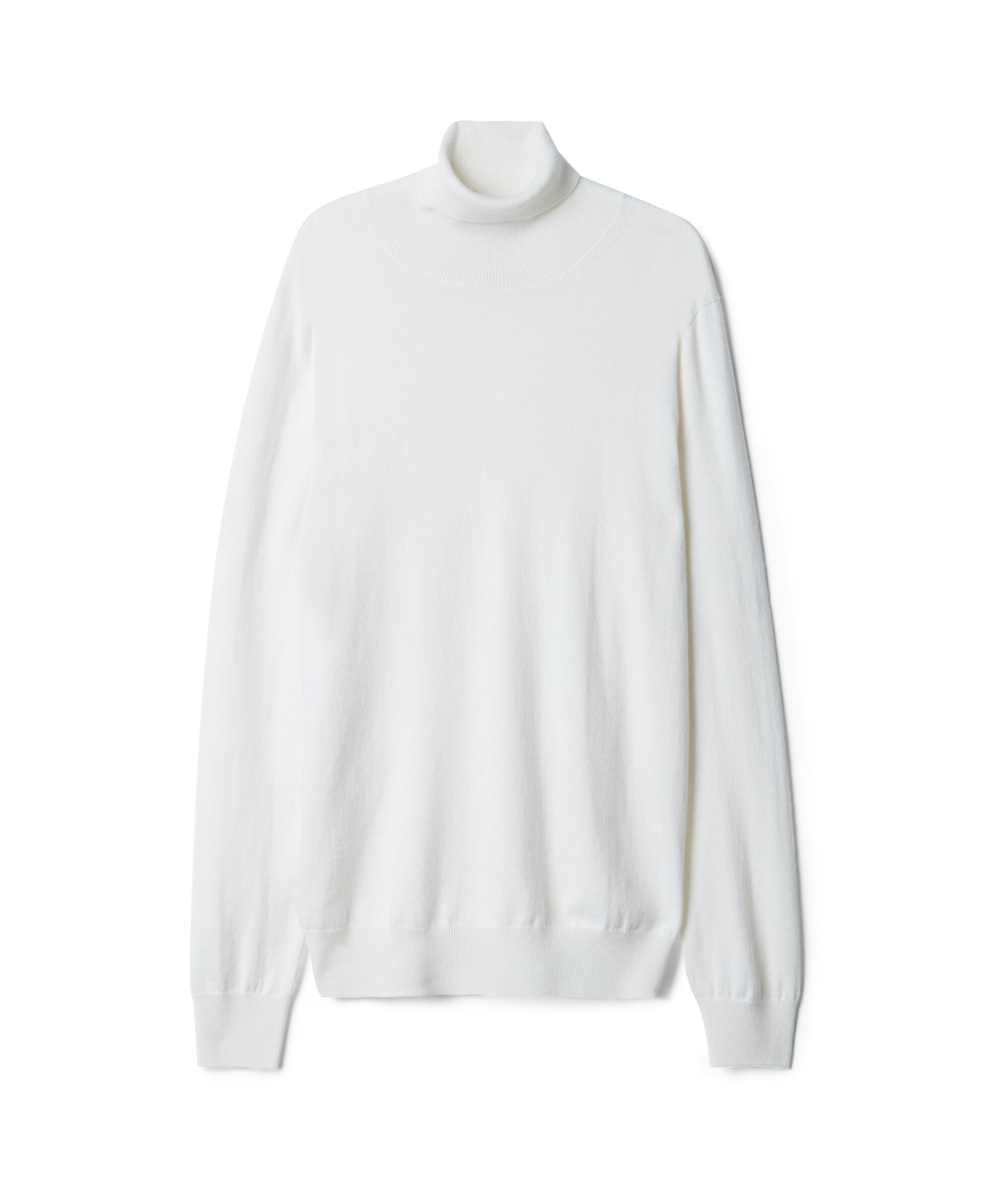 Sweter z golfem z kaszmiru Ultrasoft Colore Mlecznobiały