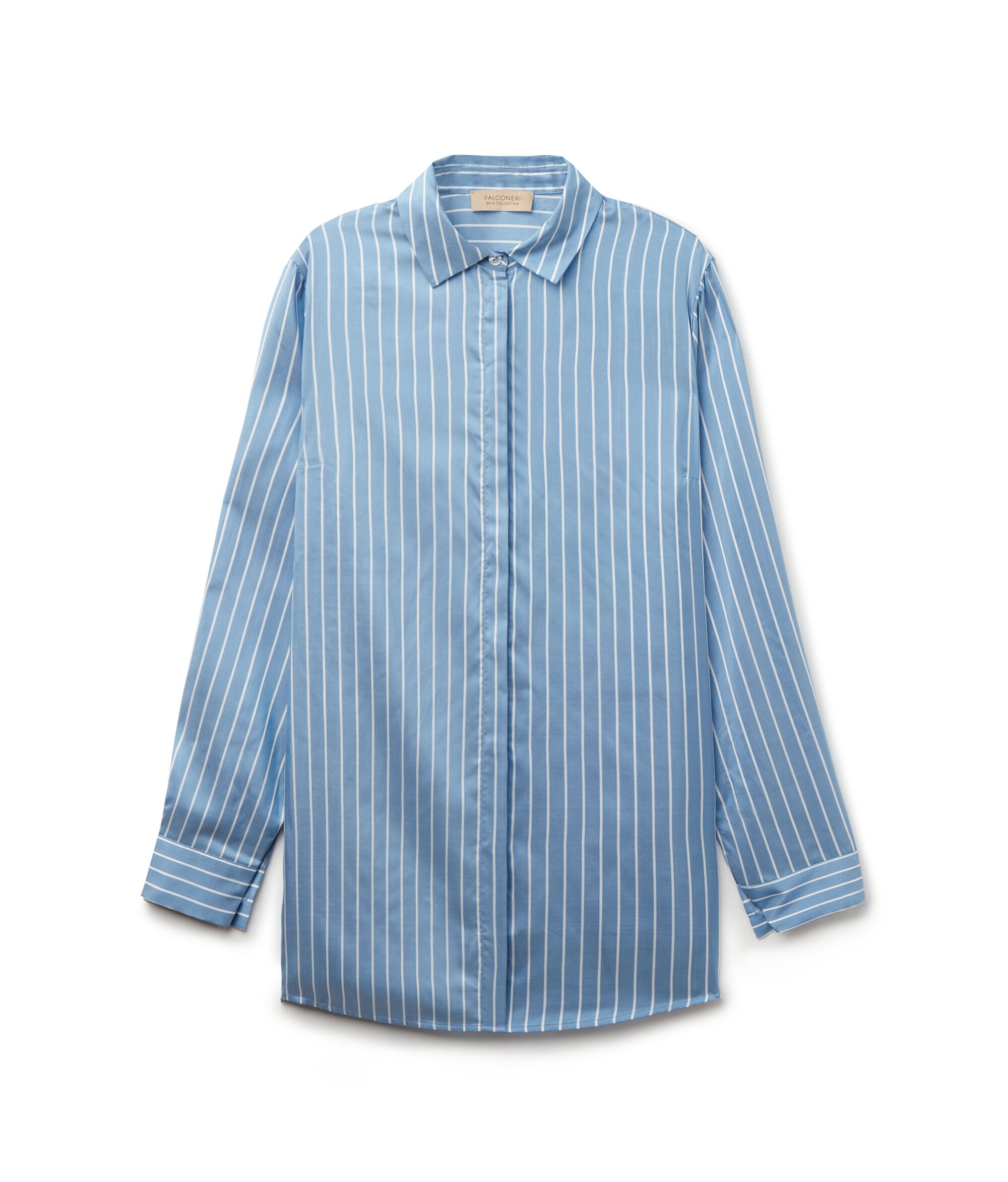 Camicia Rigata in Seta