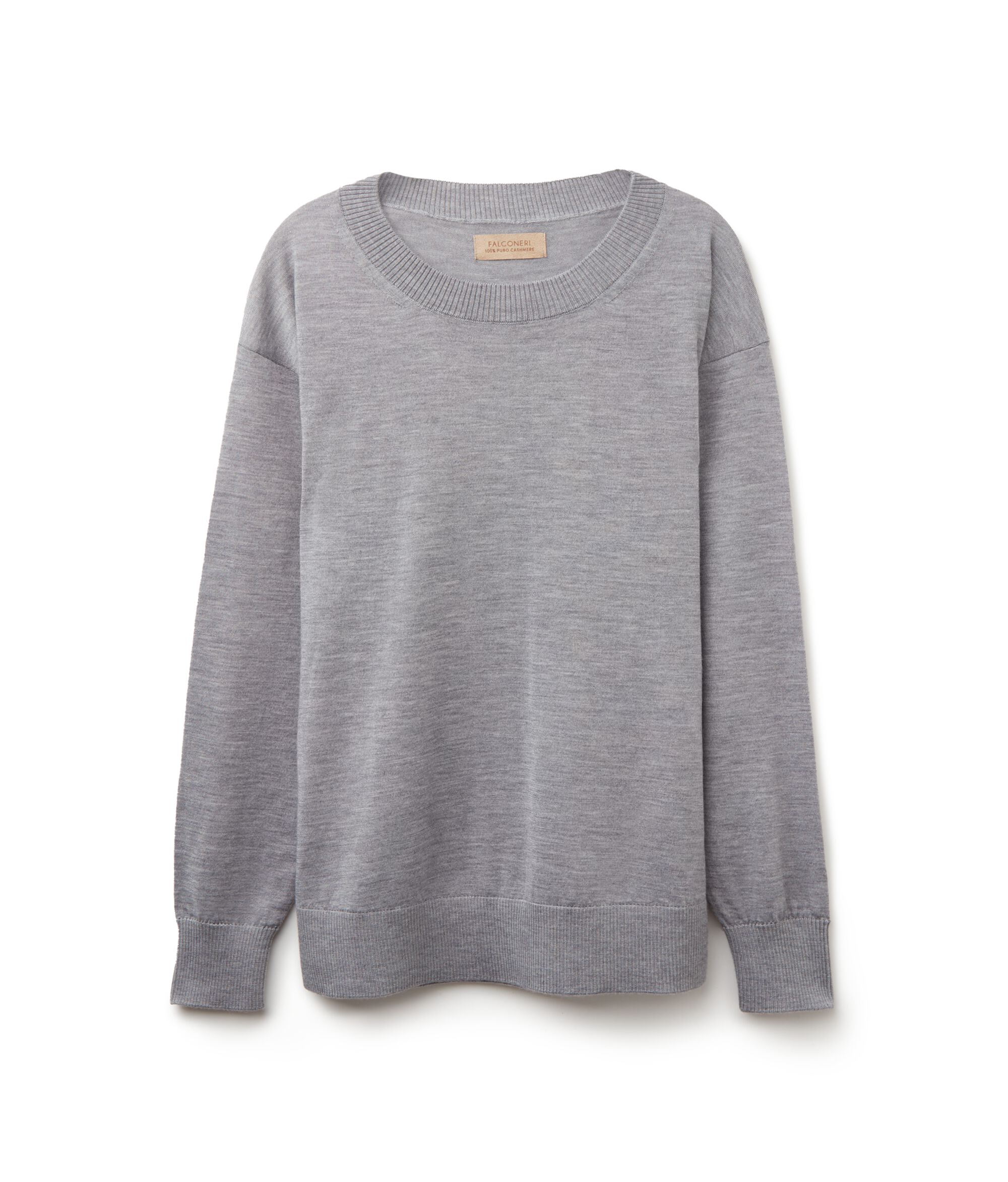 Maglia Girocollo in Cashmere con spacchi