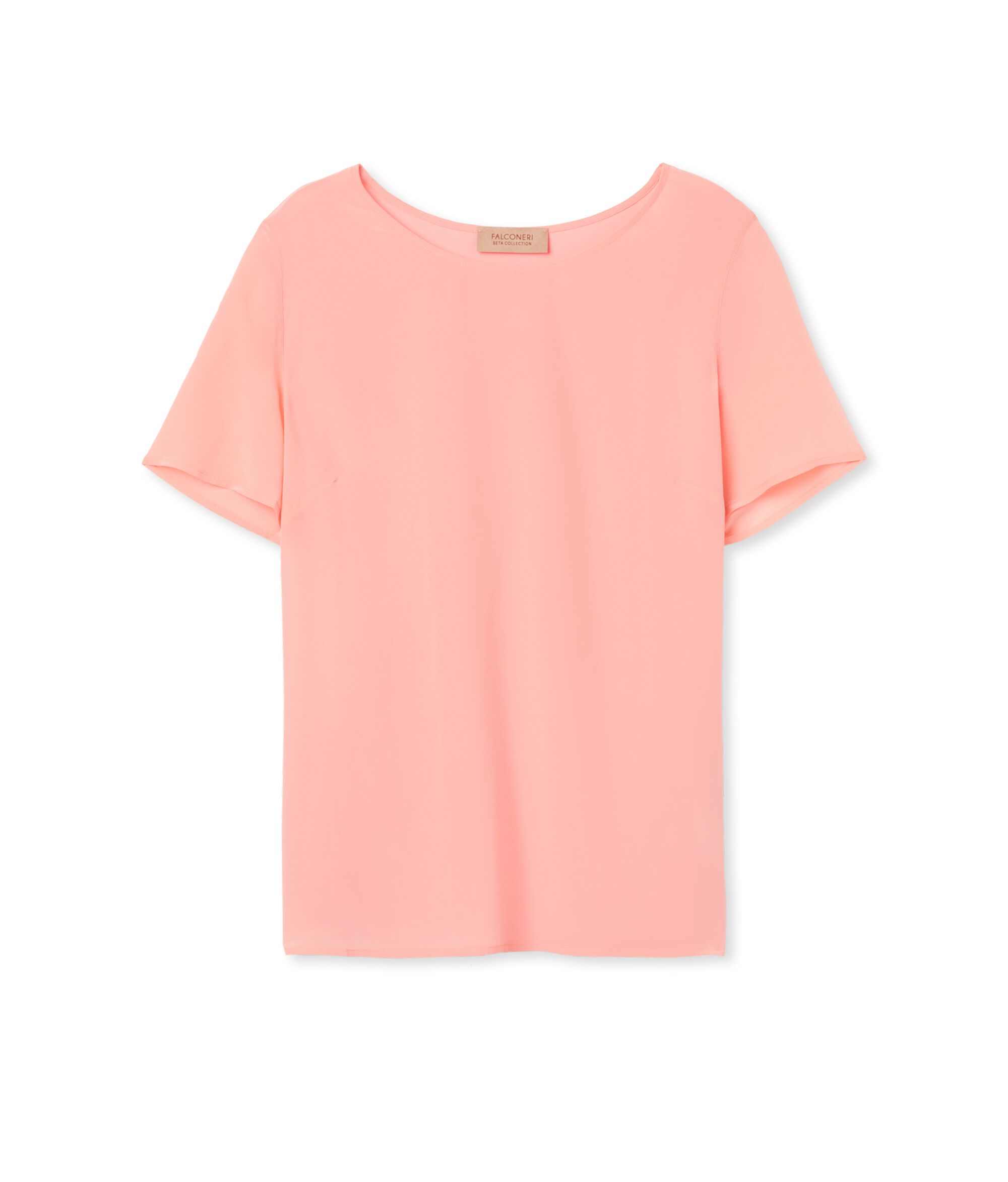 T-shirt Girocollo in Seta