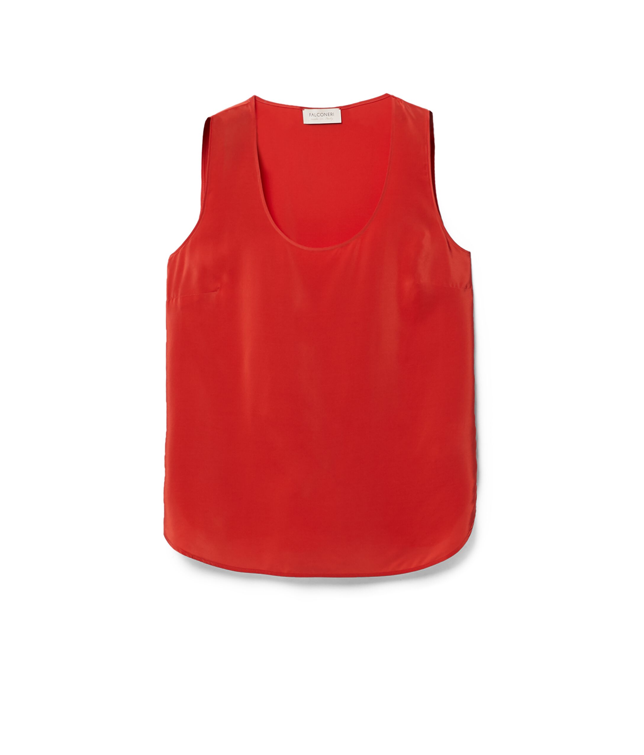 Wide-Neck Silk Camisole