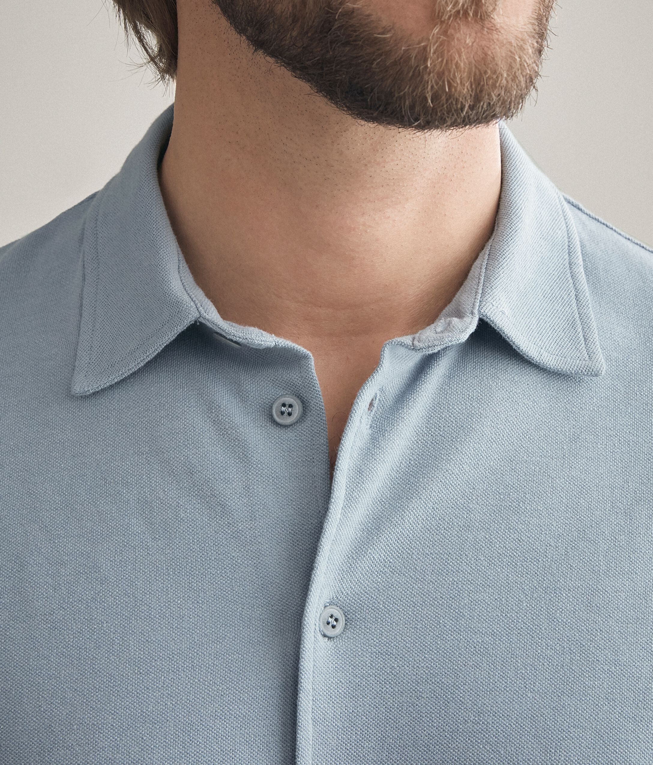 Camicia piquet cotone seta