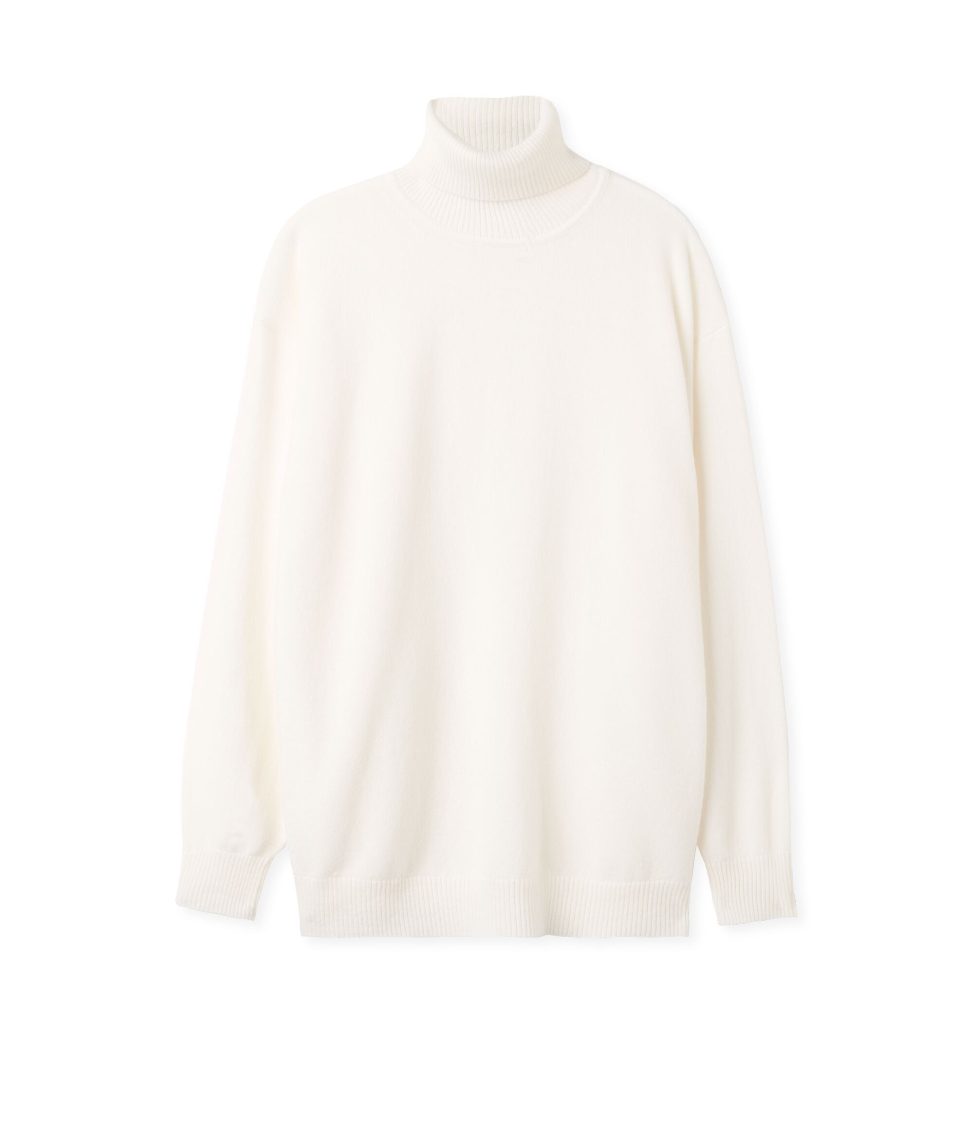 Ultrasoft Cashmere Turtleneck Sweater with Slits