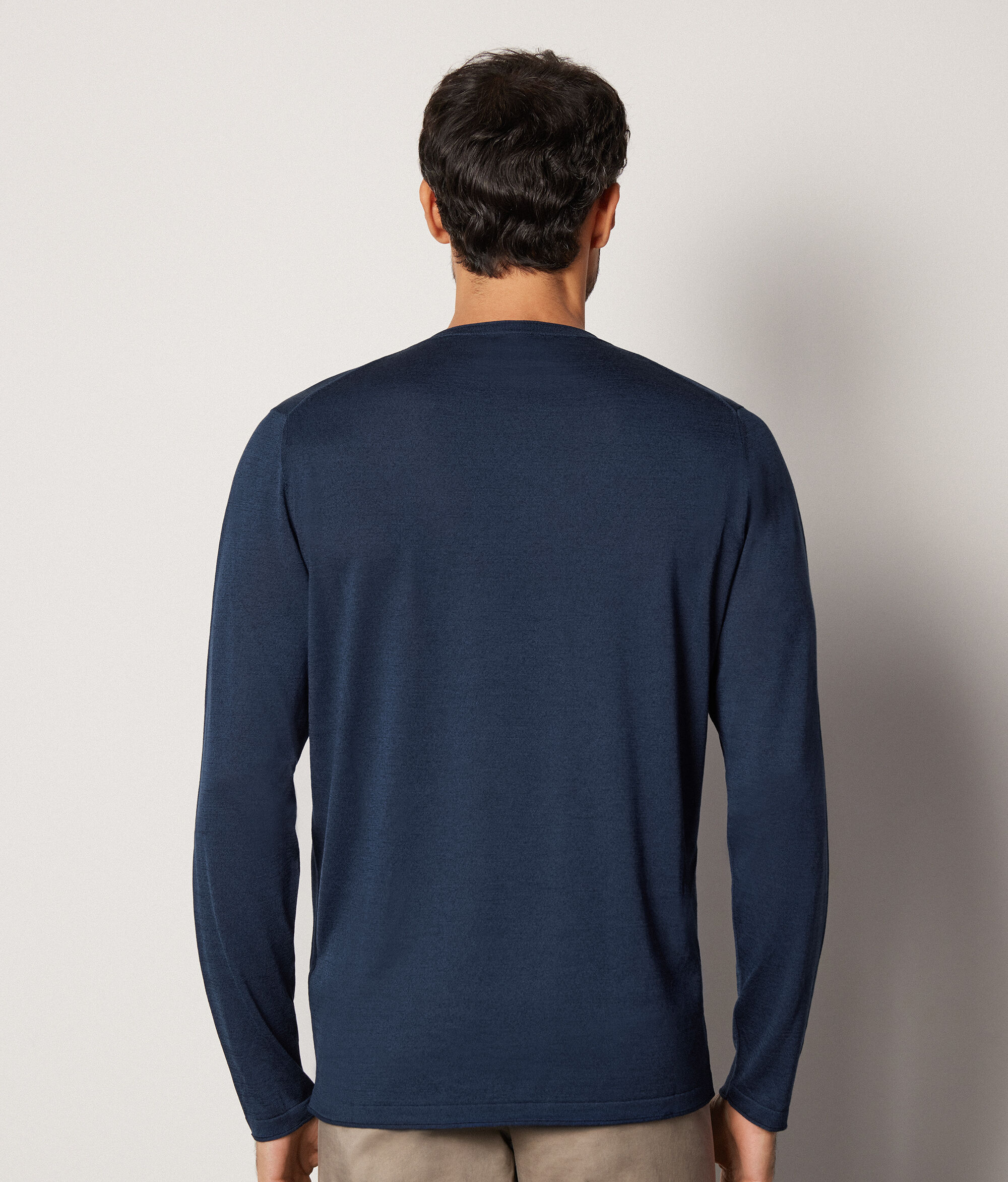 Maglia Girocollo in Seta e Cotone