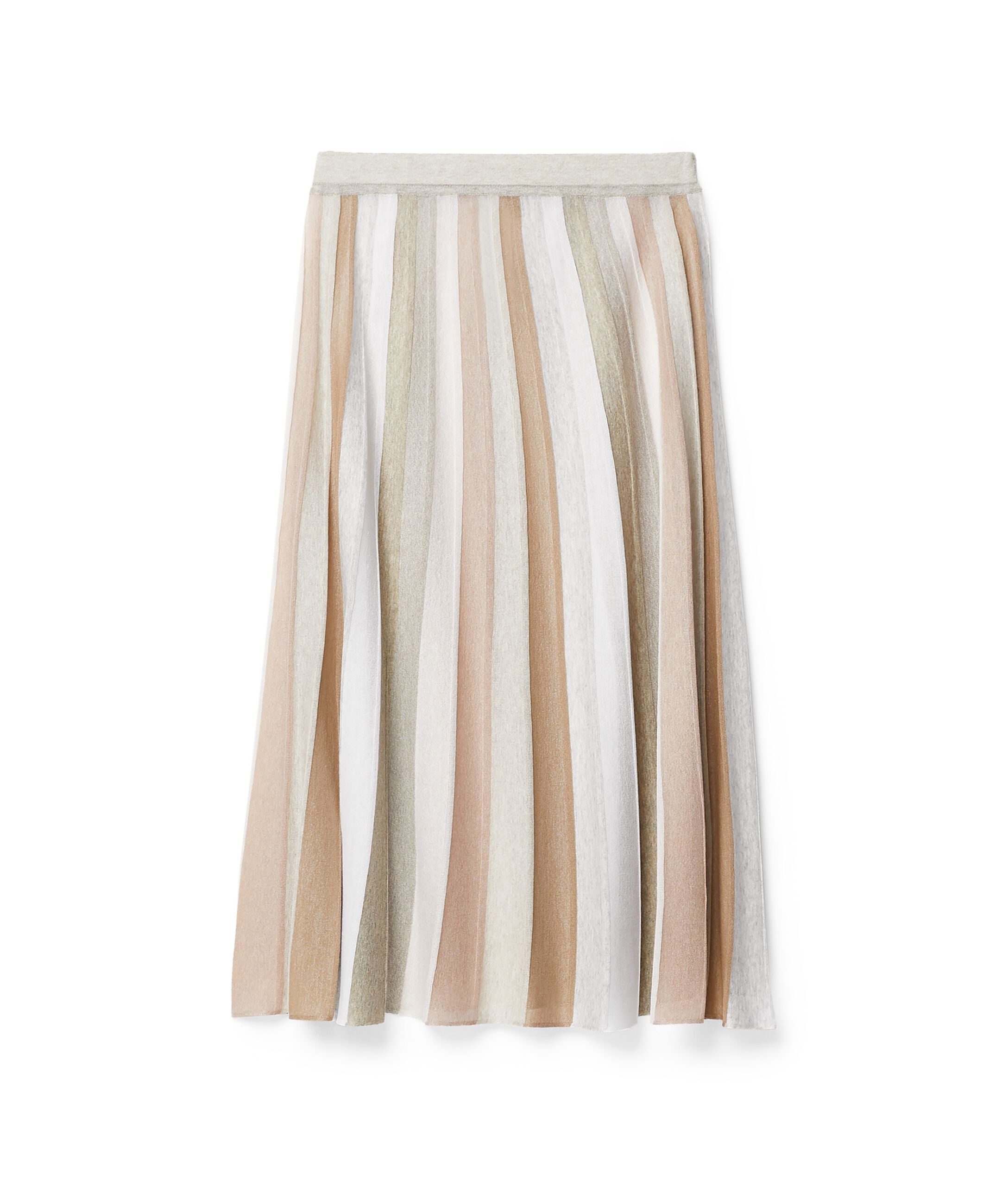Multicoloured Striped Skirt