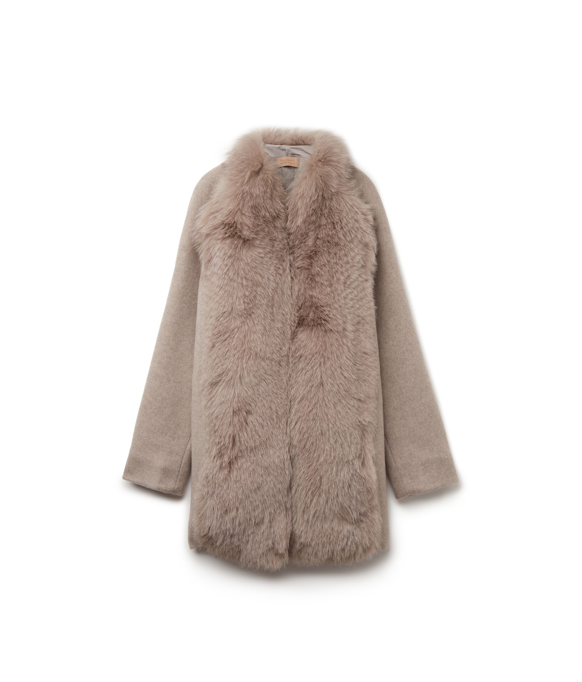 Cappotto con Pelliccia in Cashmere