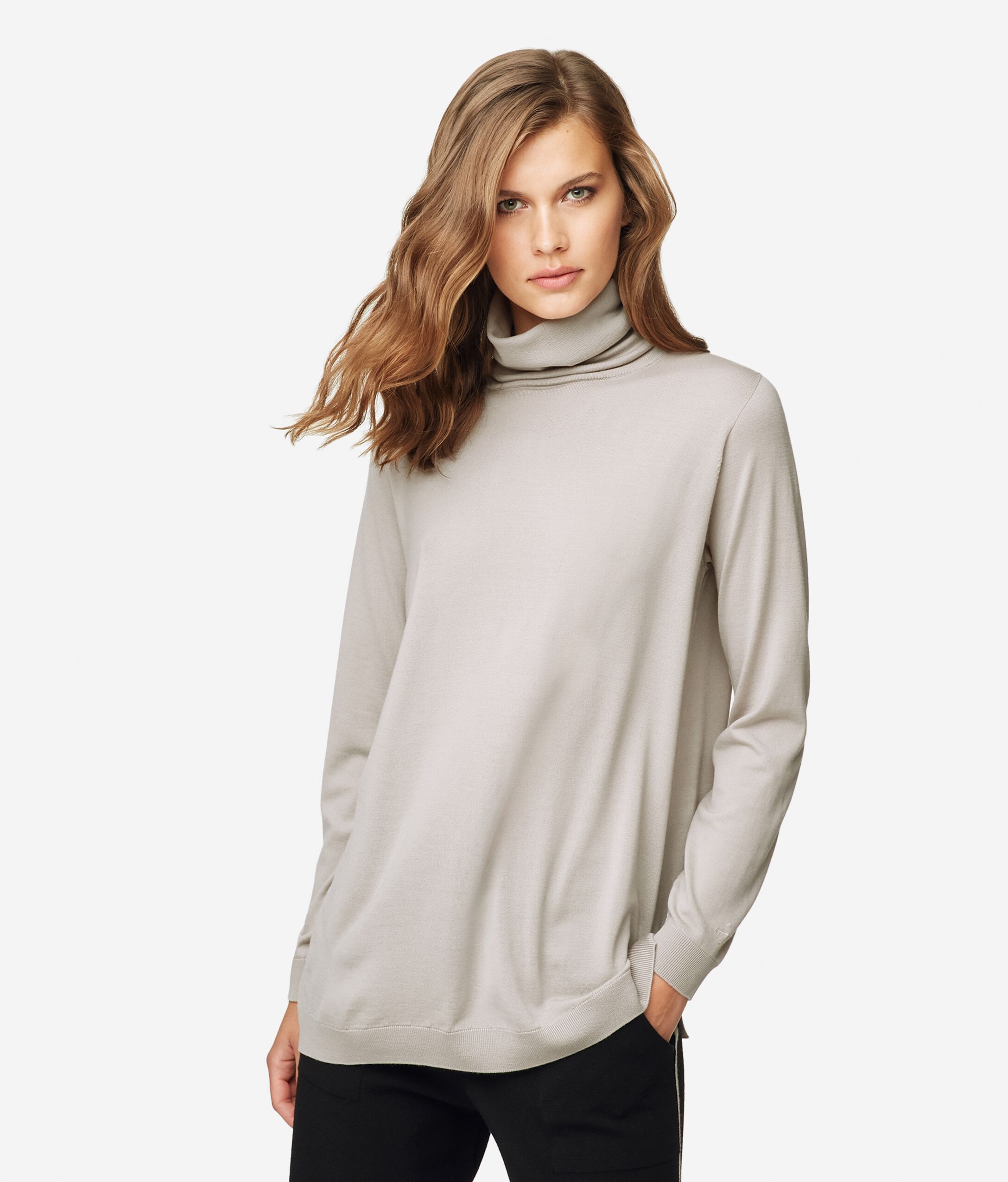 Merino Polo Neck