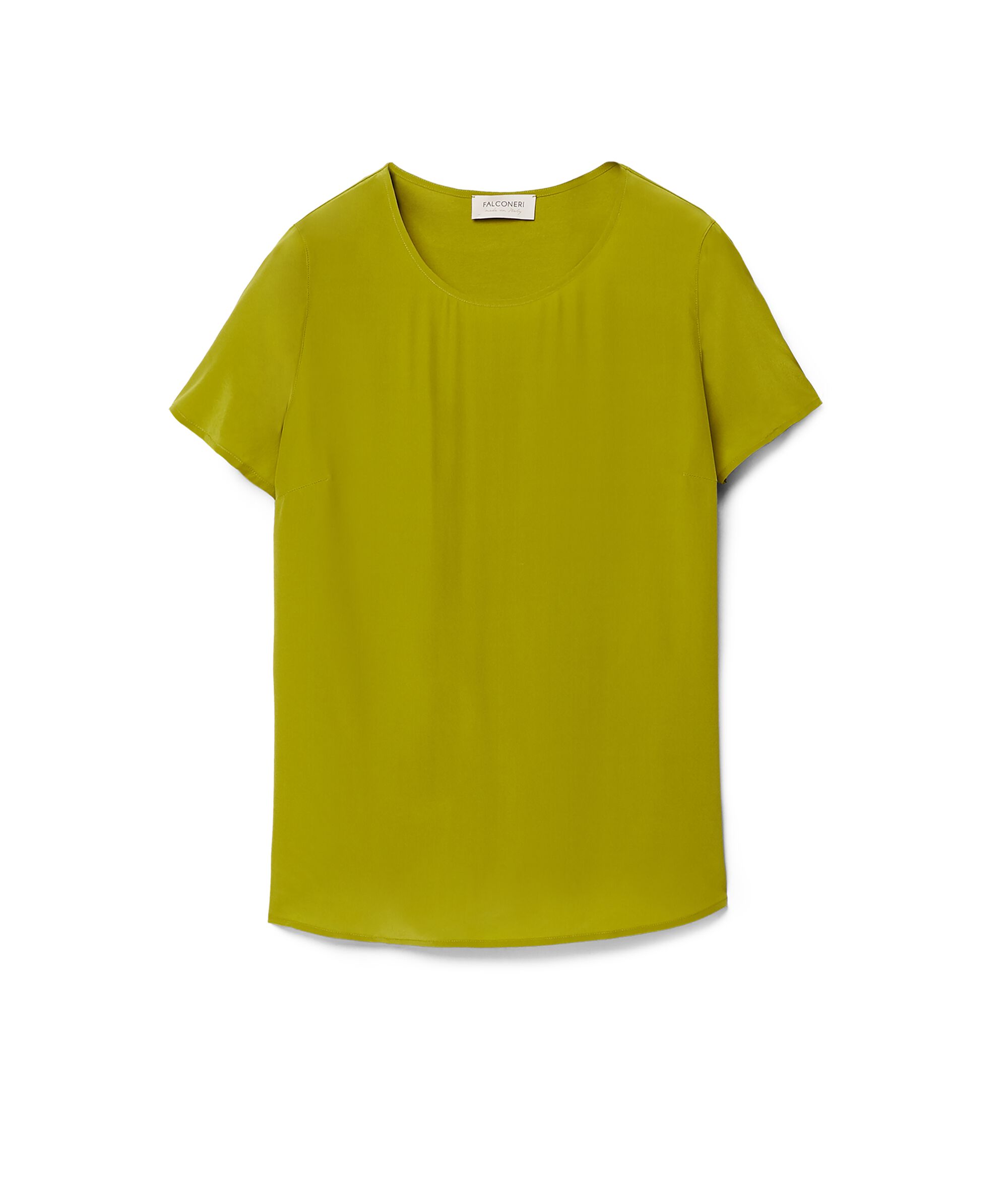 T-shirt Girocollo in Seta