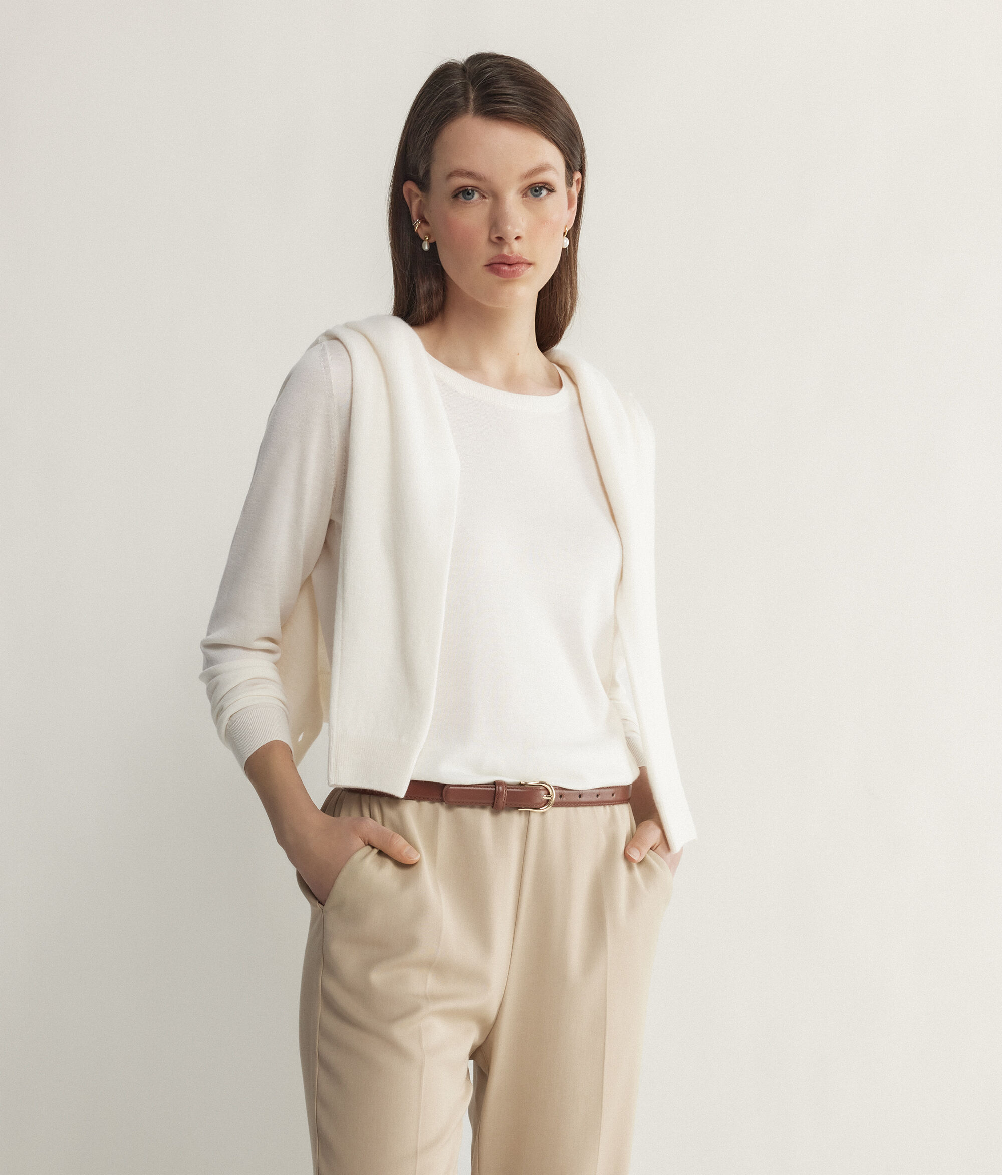 Maglia Girocollo in Cashmere Ultrafine