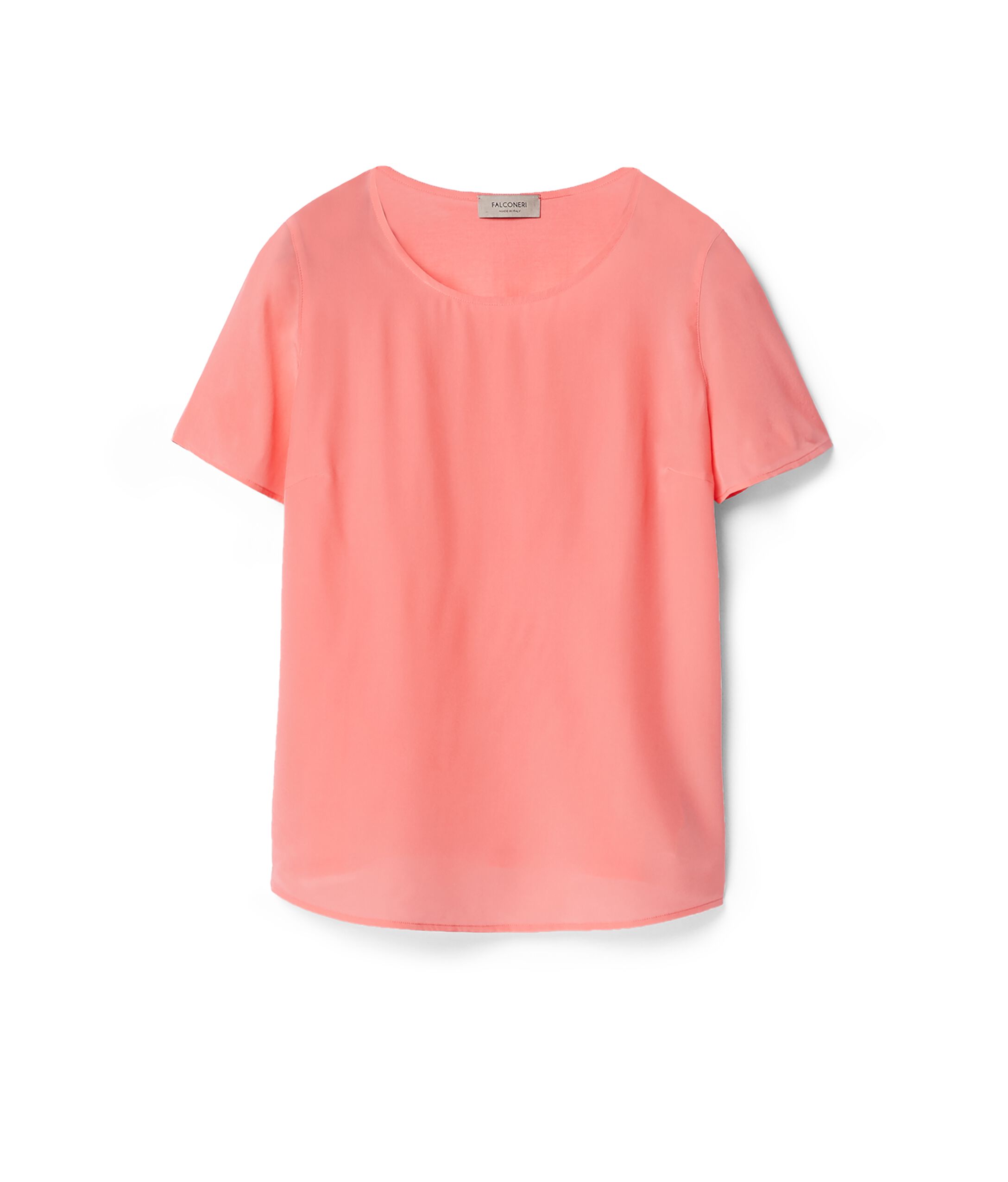 T-shirt Girocollo in Seta