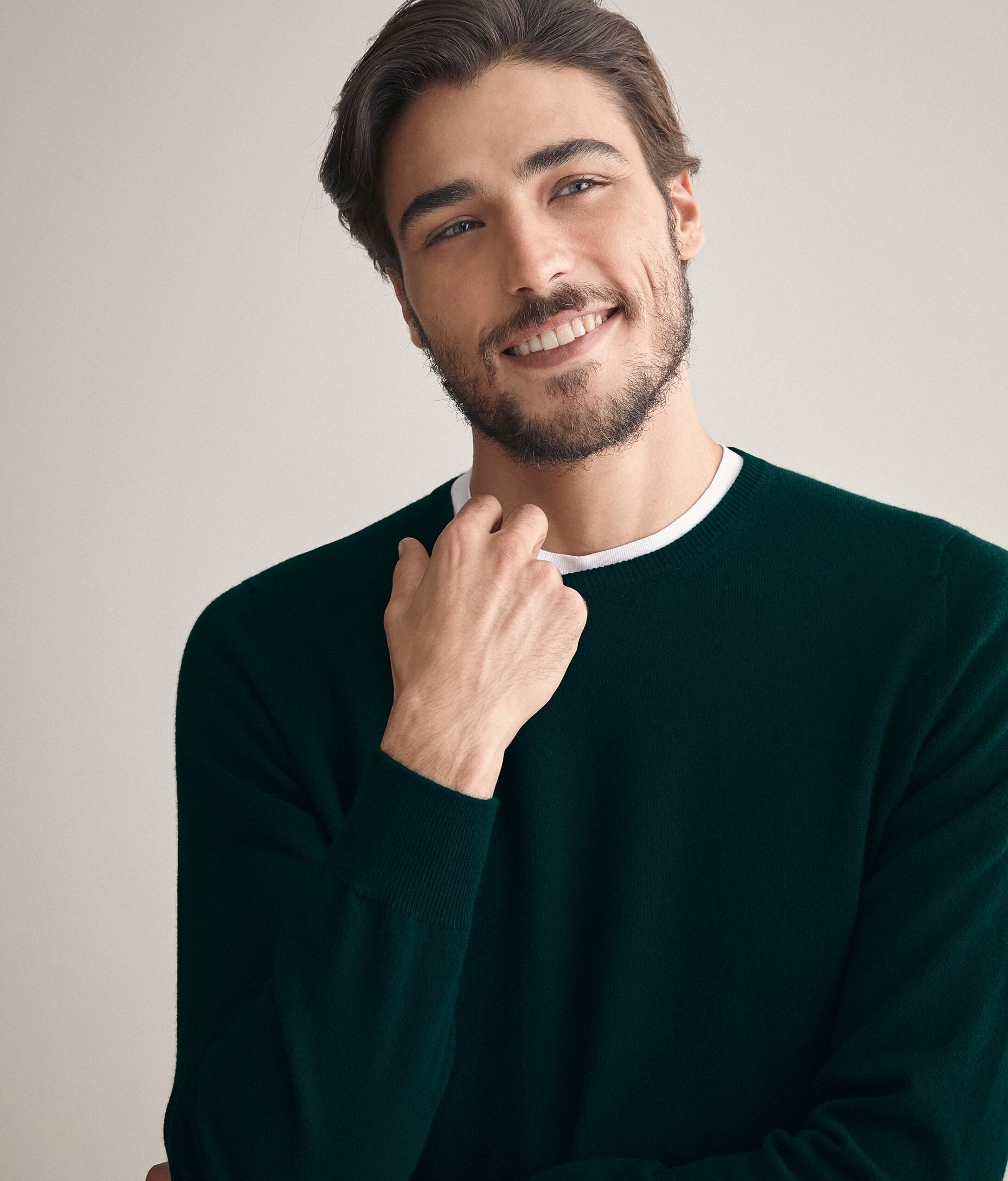 Maglia Girocollo in Cashmere Ultrasoft Uomo