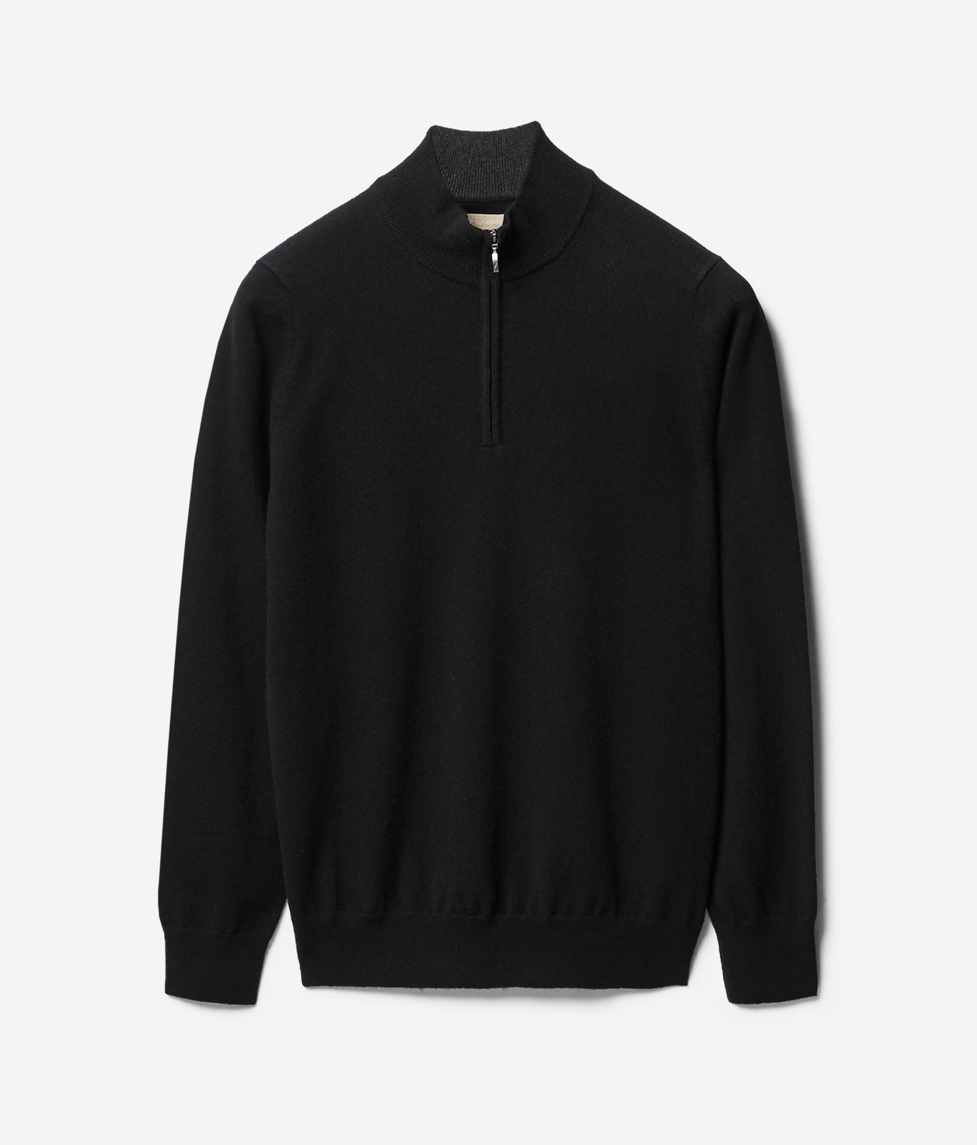 Ultrasoft Cashmere Half-Zip Funnel-Neck Jumper