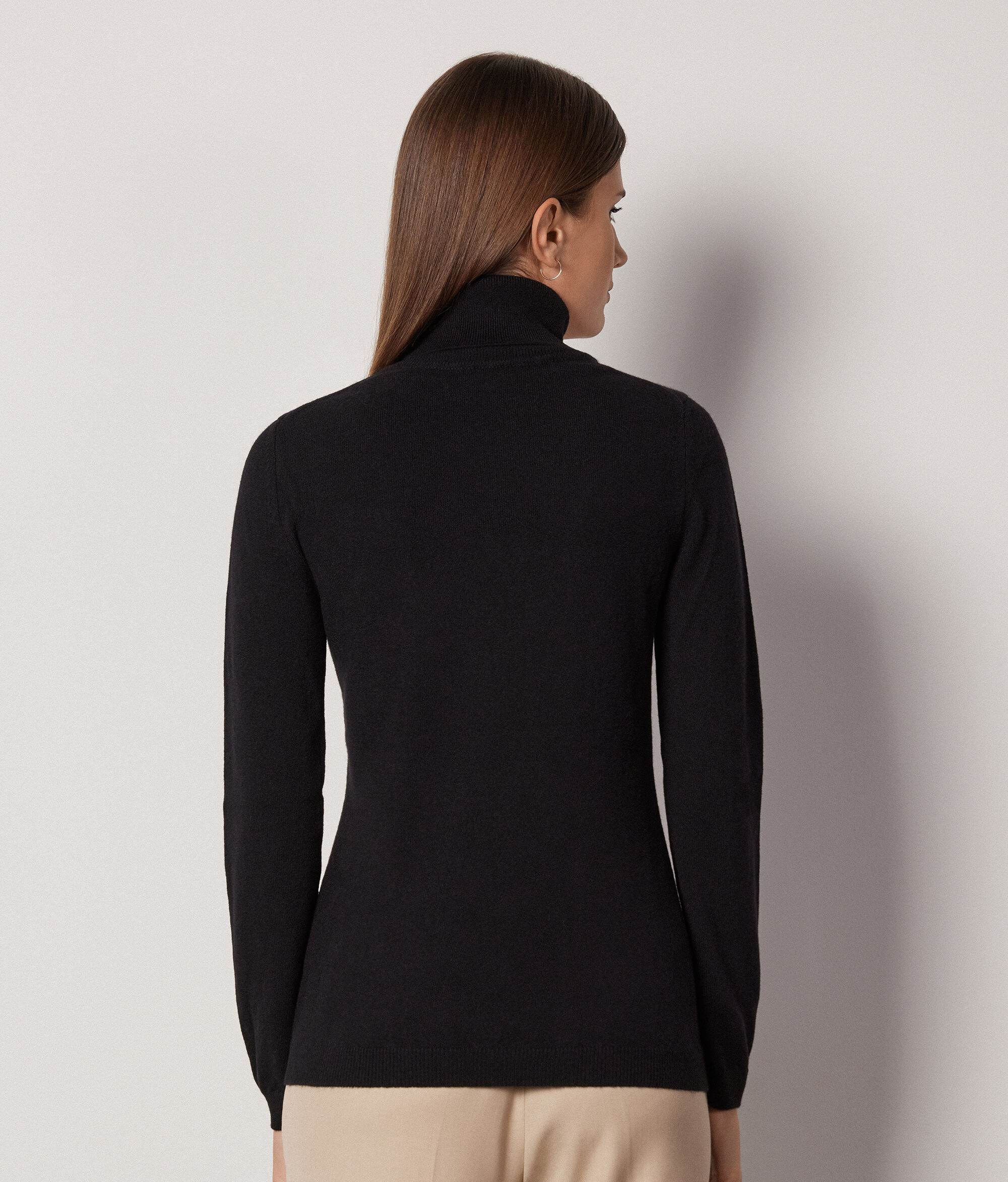 Pull à col roulé en cachemire ultra-doux