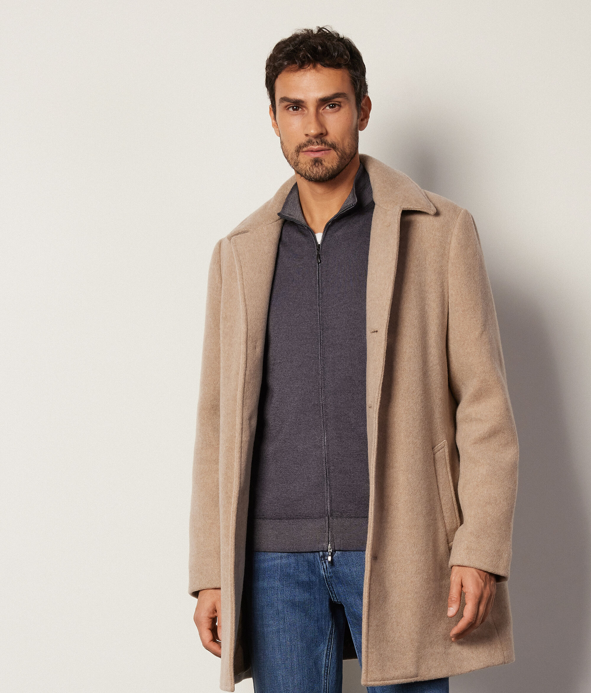 Cardigan Zip Cashmere Ultrafine