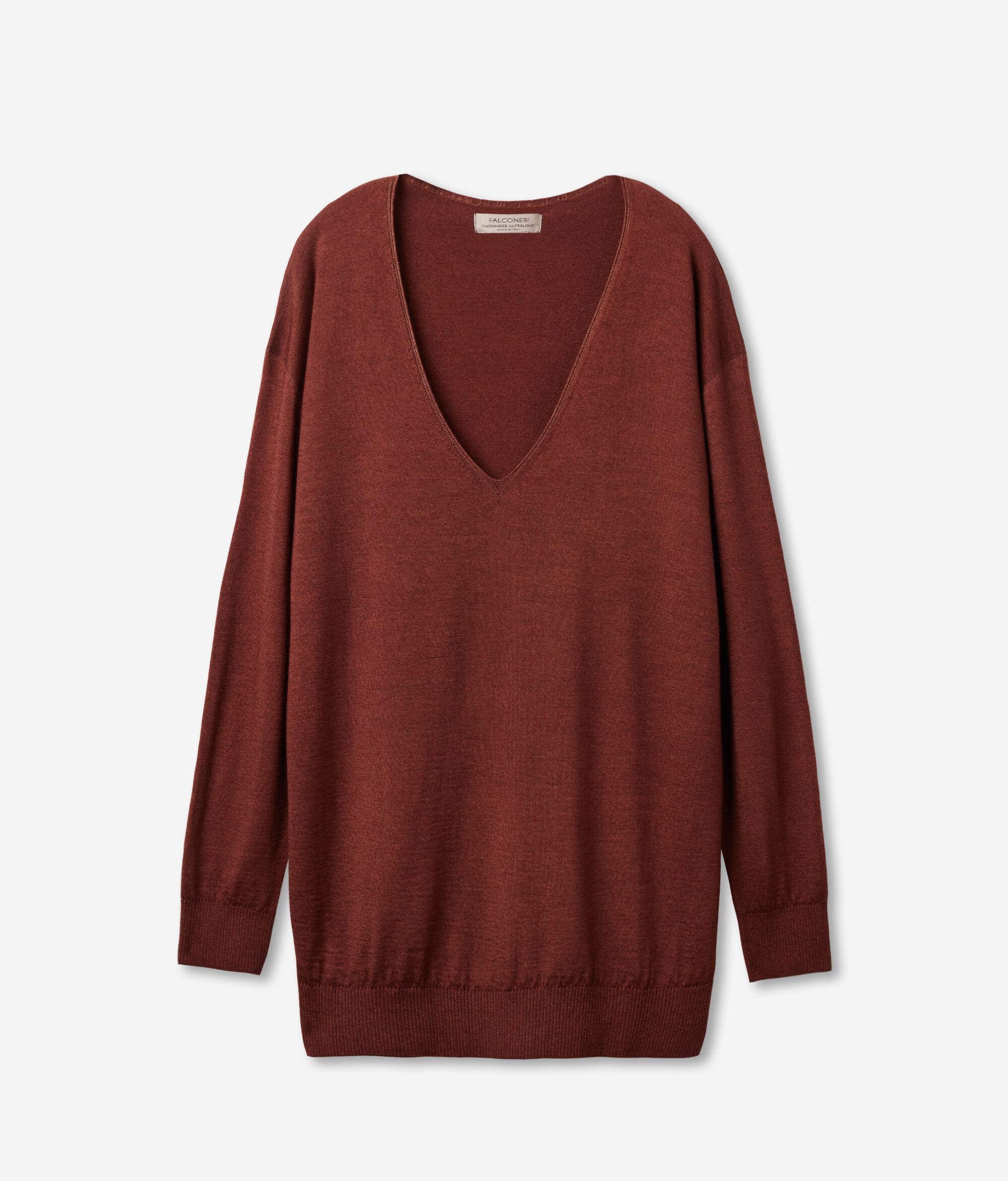 Ultrafine Cashmere Oversized V-neck Sweater