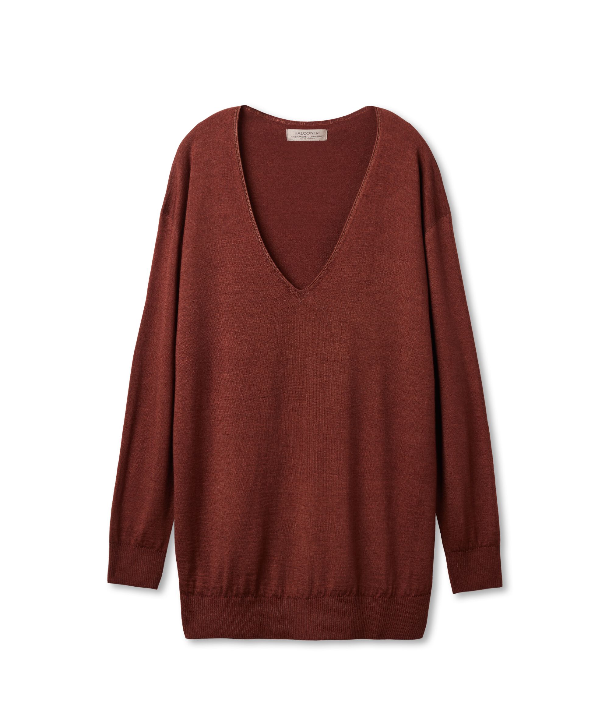 Ultrafine Cashmere Oversized V-neck Sweater