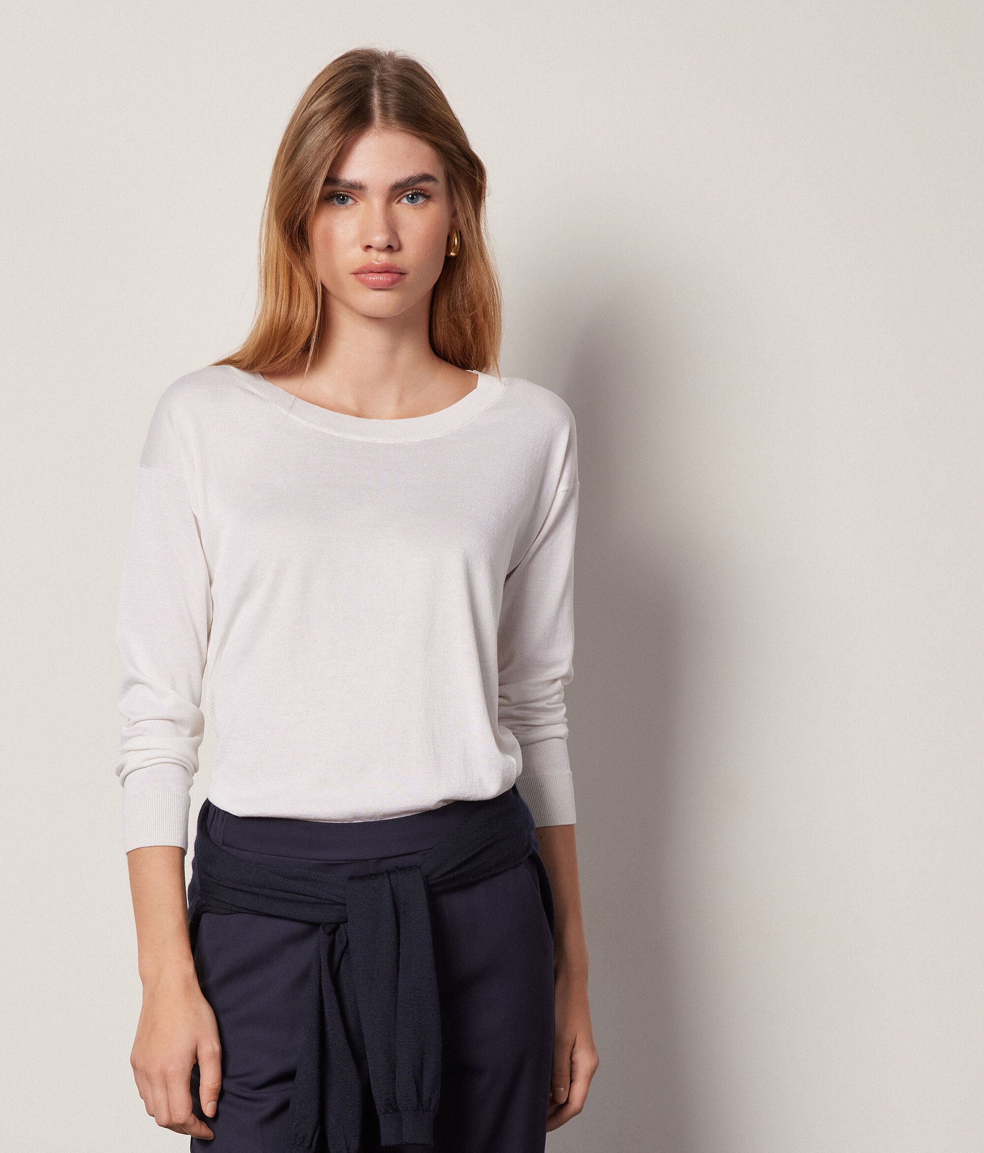 Silk and Cotton Pullover