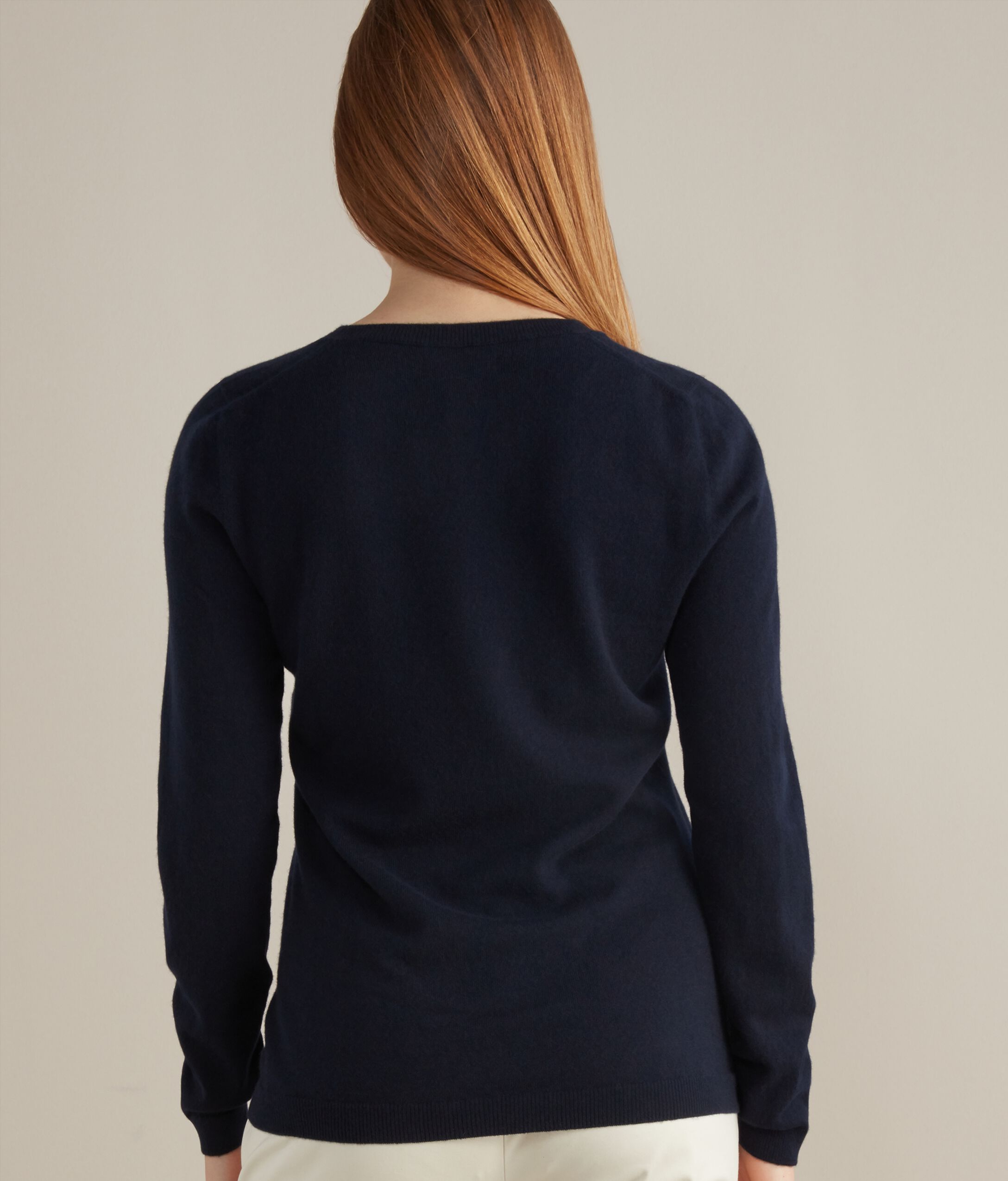 Pull à col rond en cachemire ultra-doux