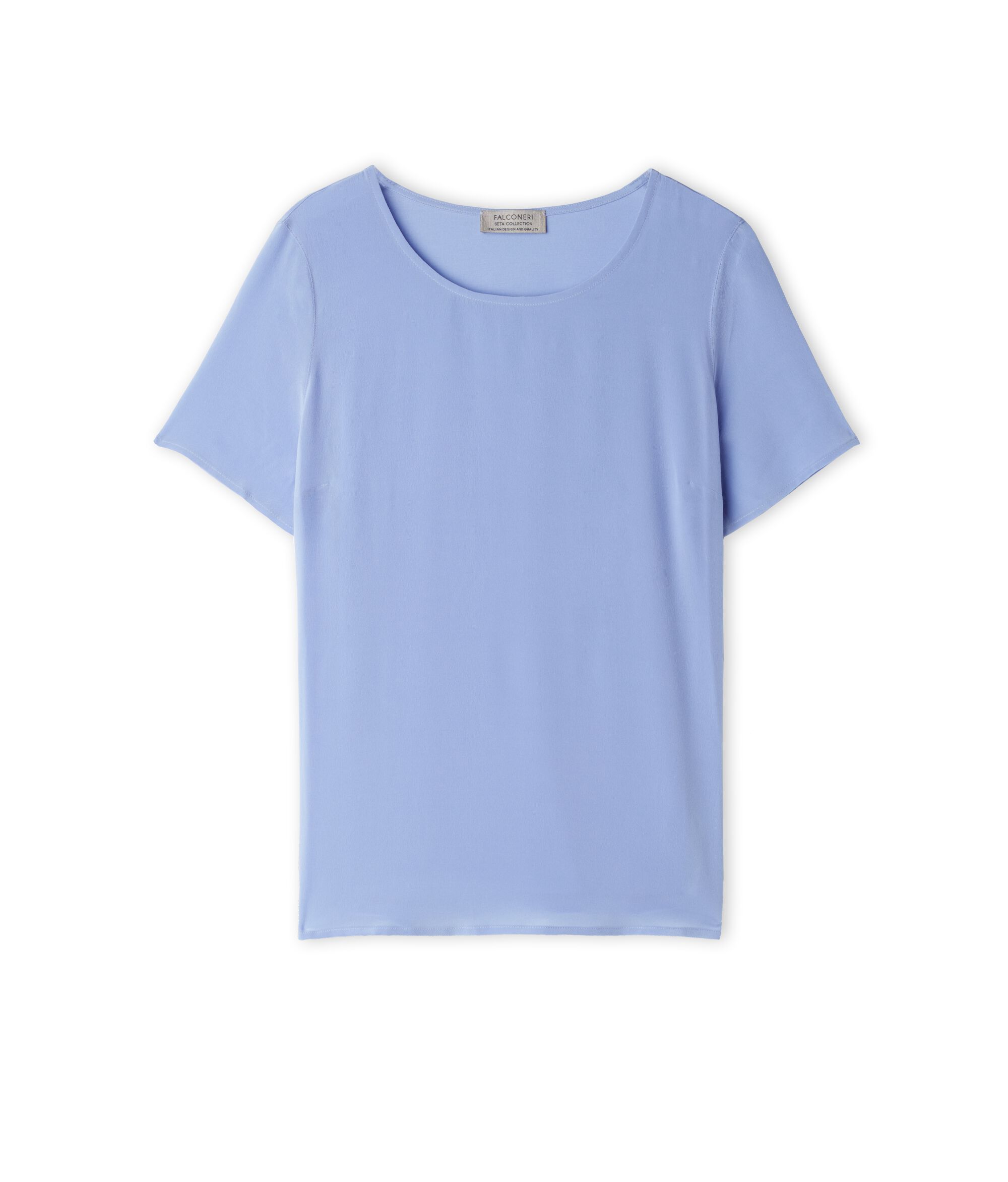 T-shirt Girocollo in Seta