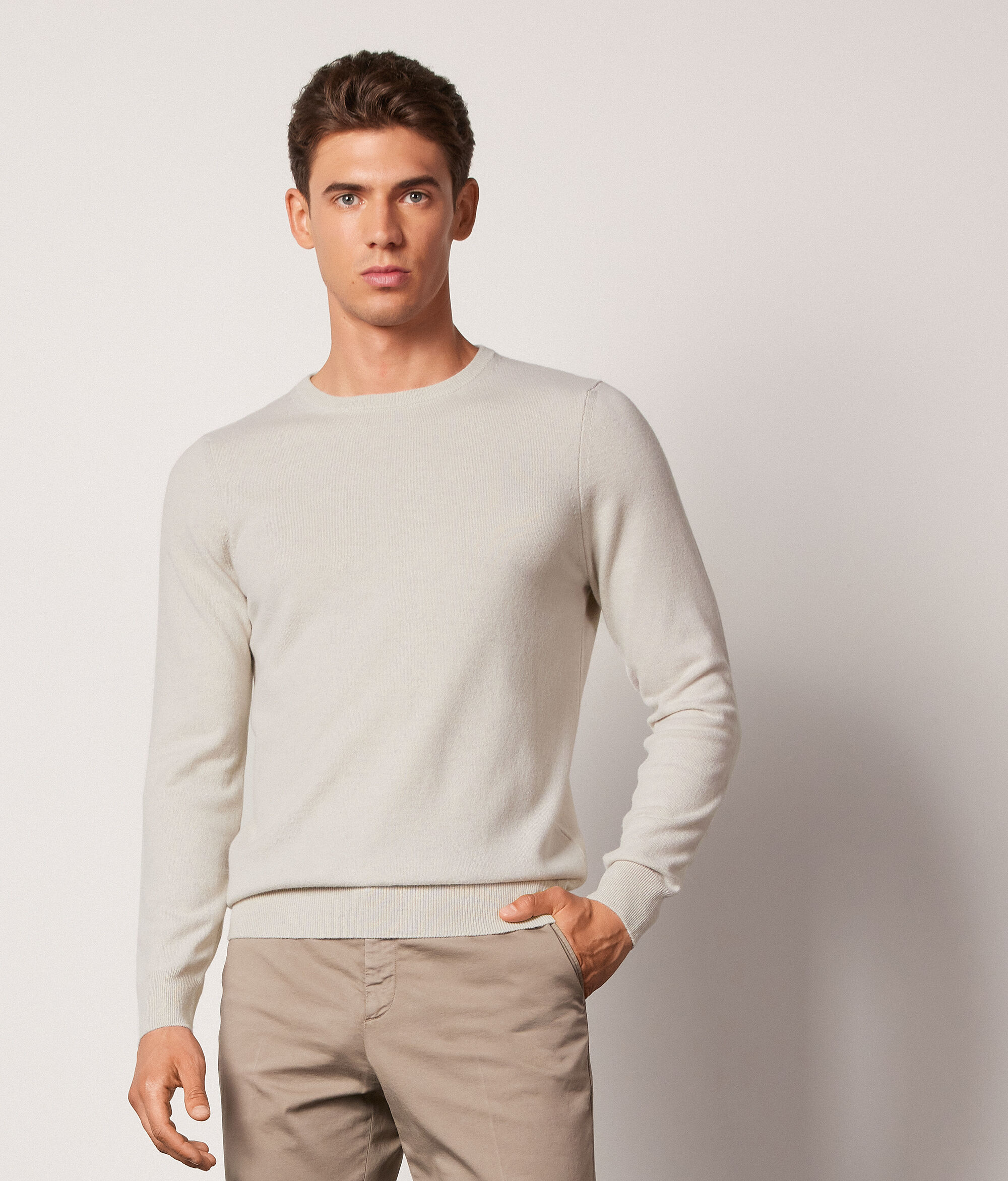 Maglia Girocollo in Cashmere Ultrasoft Uomo