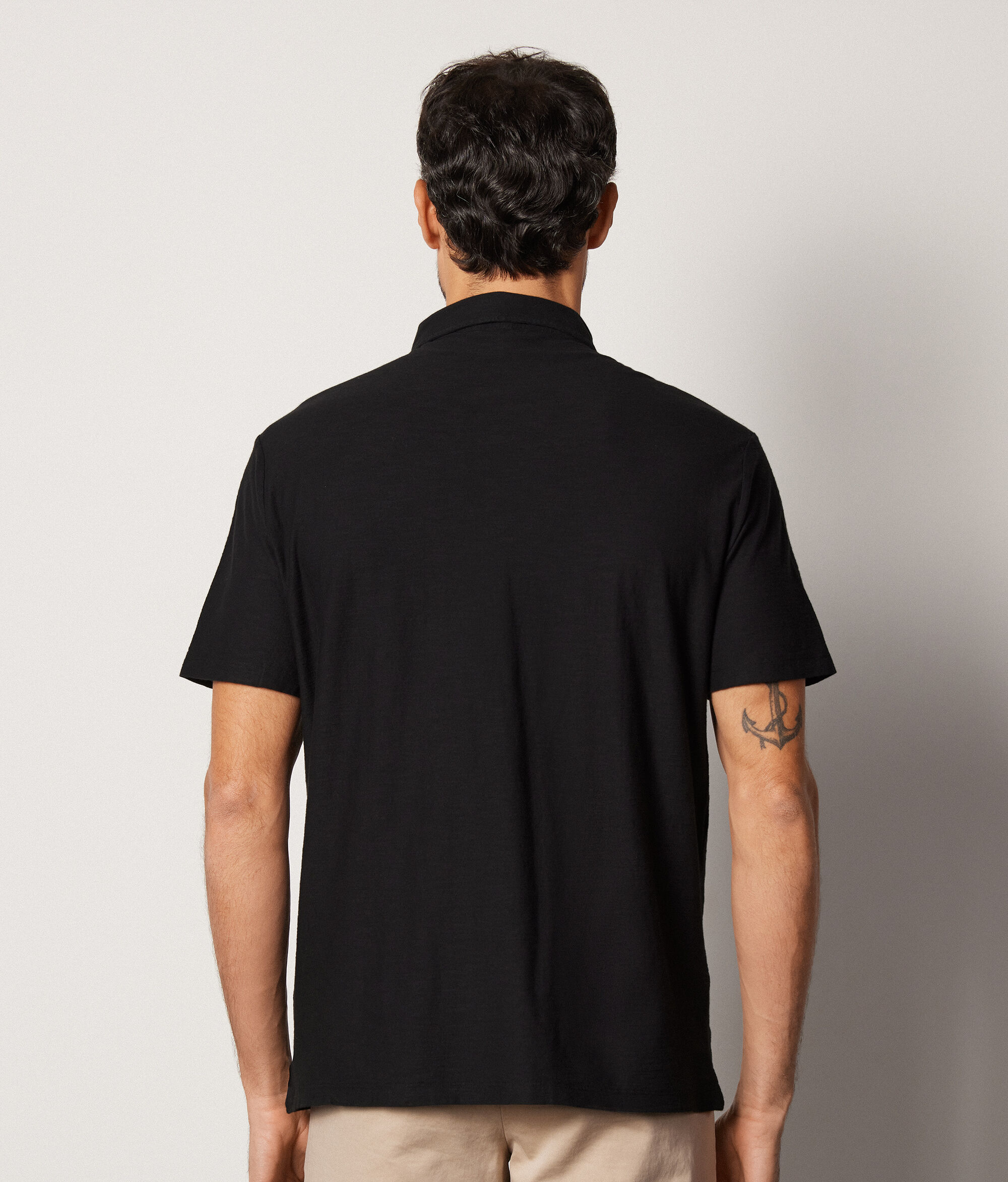 Poloshirt aus Twist-Baumwolle
