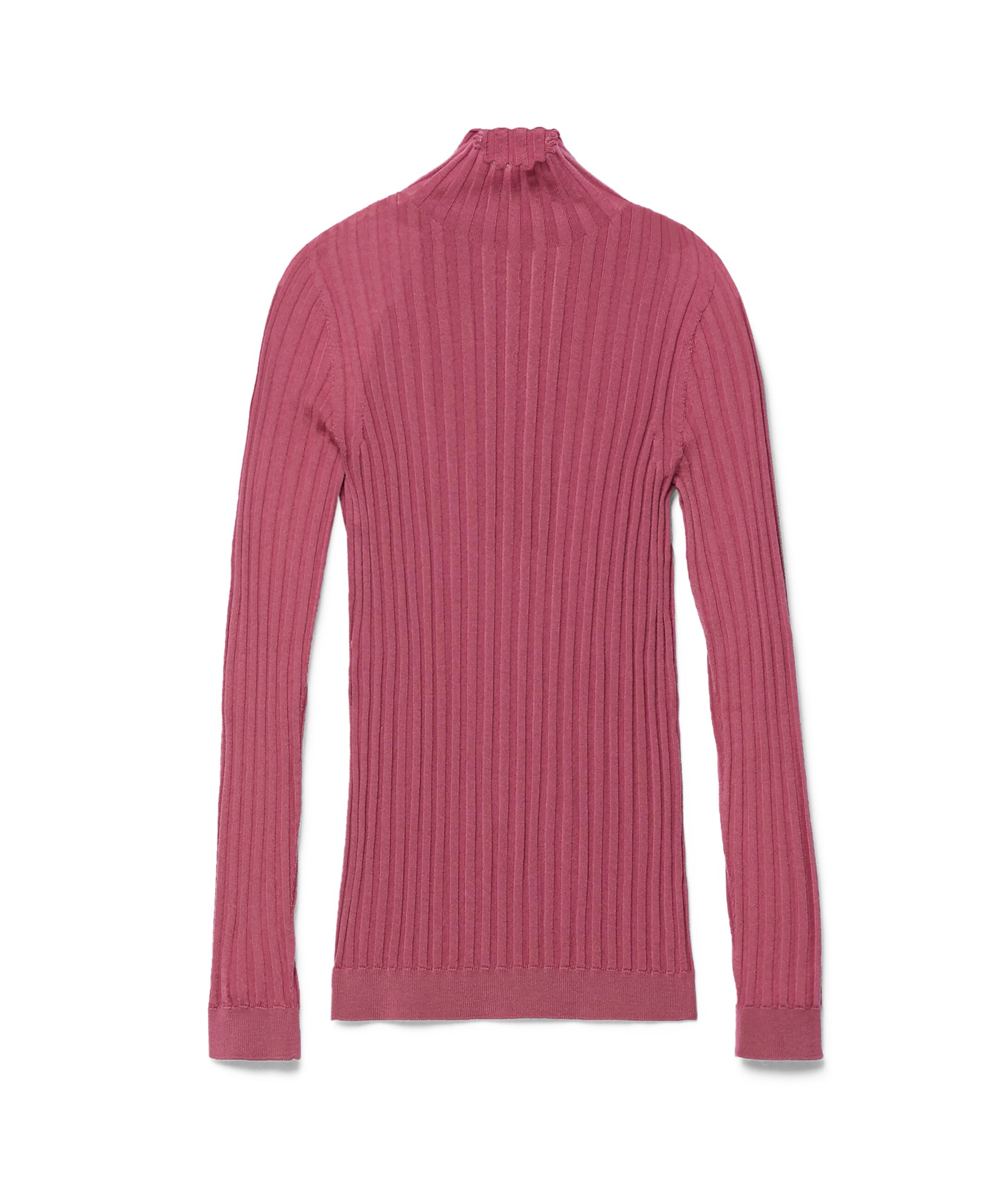 Dolcevita in Cashmere Ultrafine Costa Piatta Colore Ametista