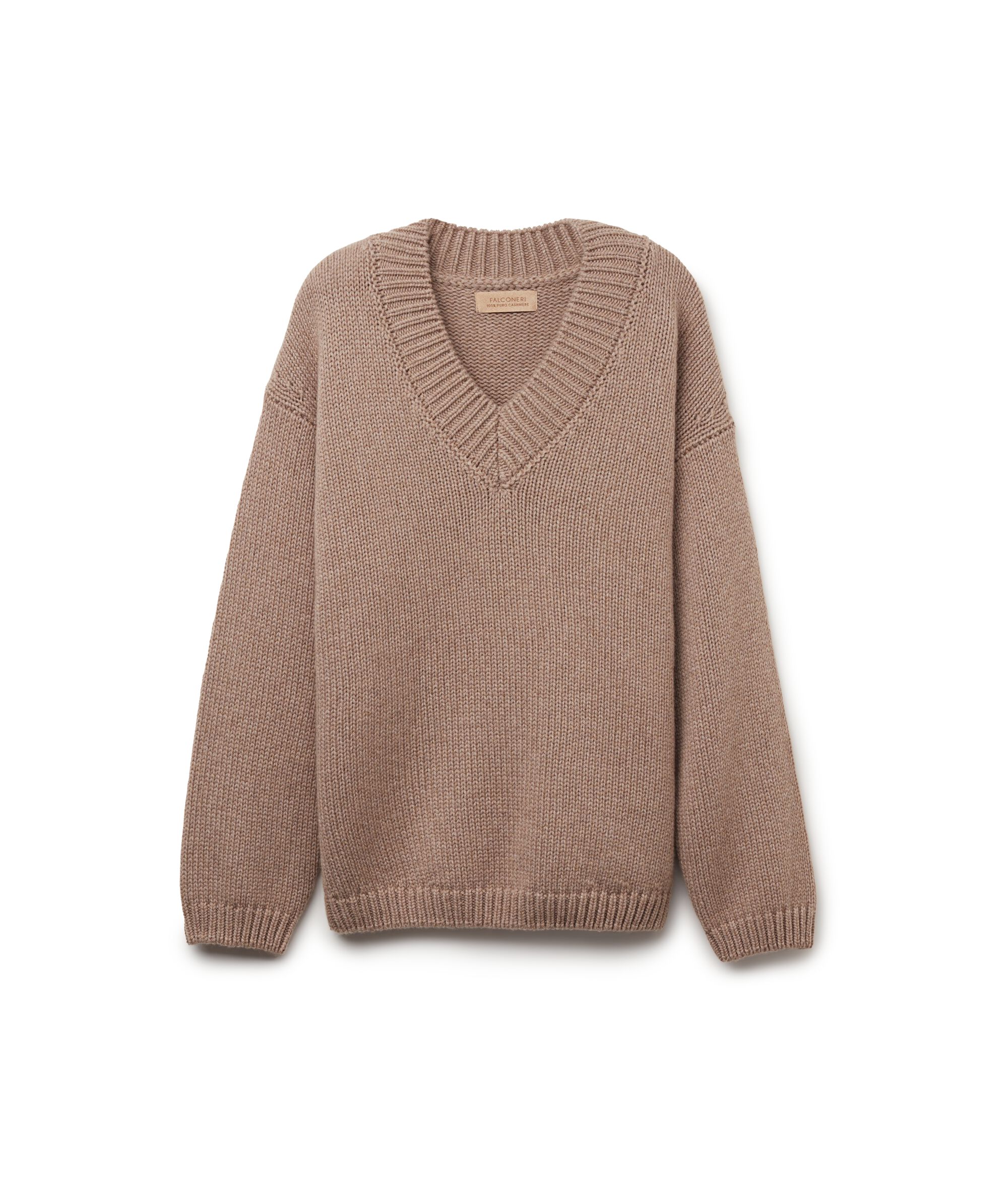Maglia Scollo a V in Cashmere Ultrasoft Tricot