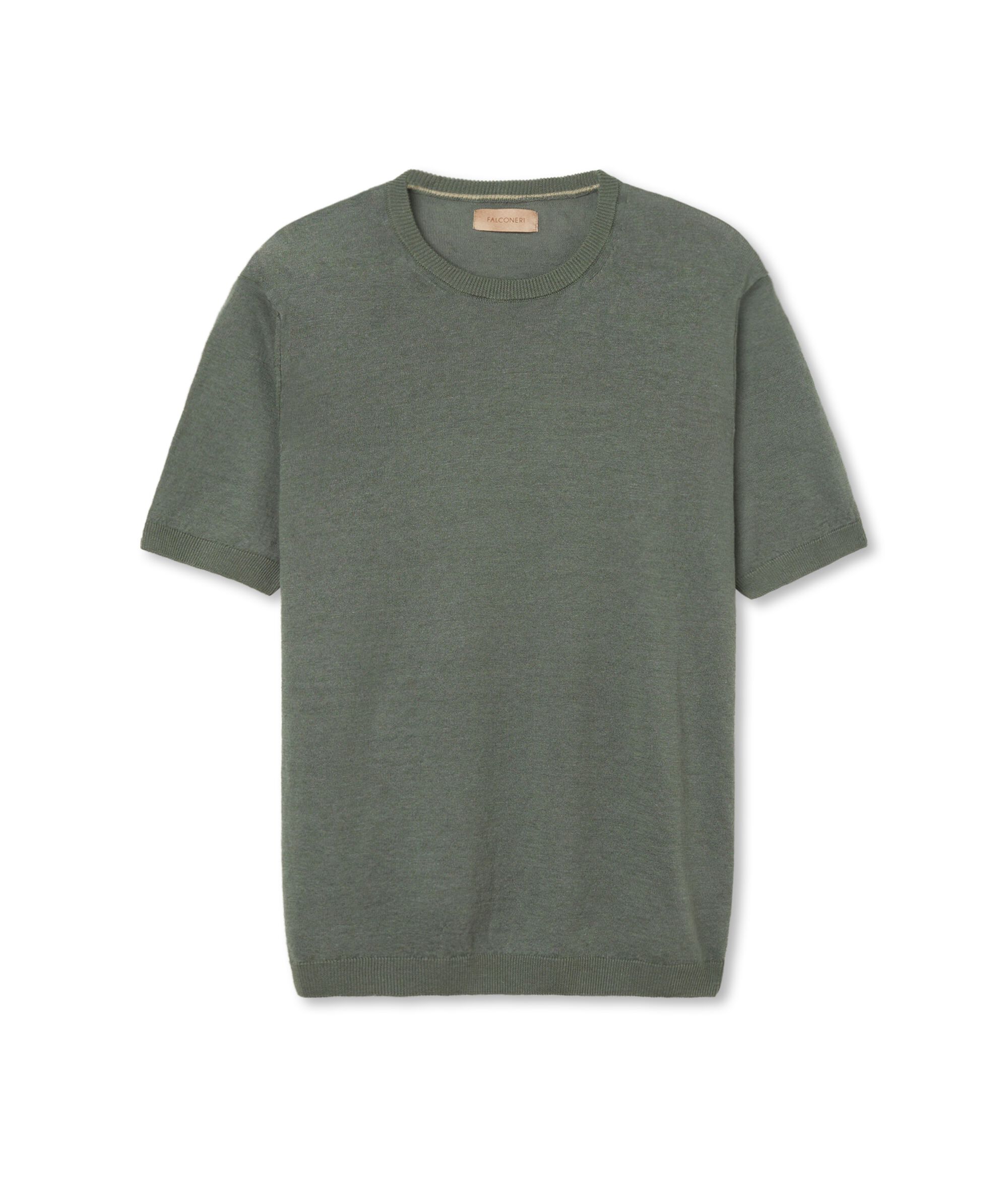 T-Shirt in Lino Cotone