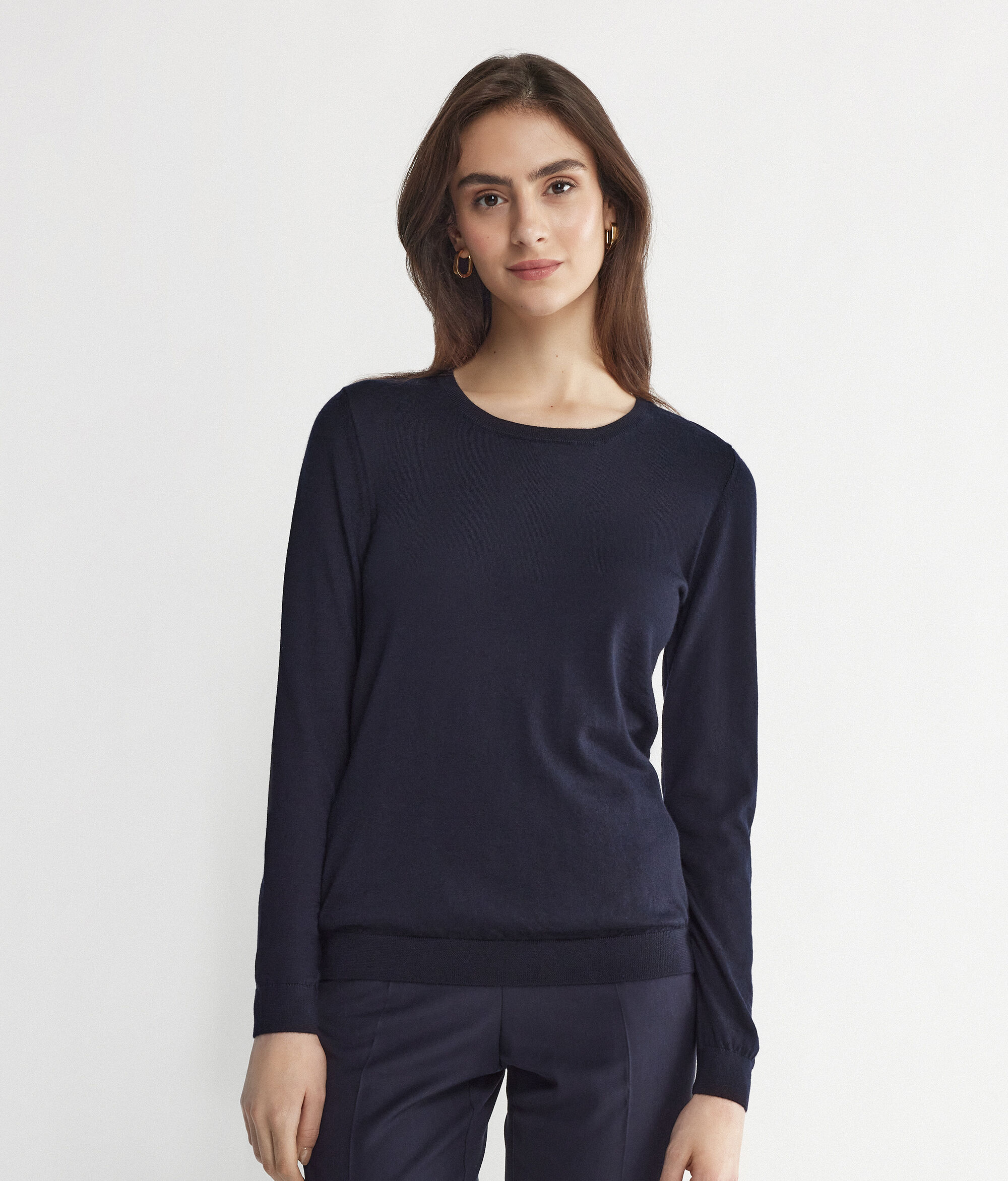 Maglia Girocollo in Cashmere Ultrafine