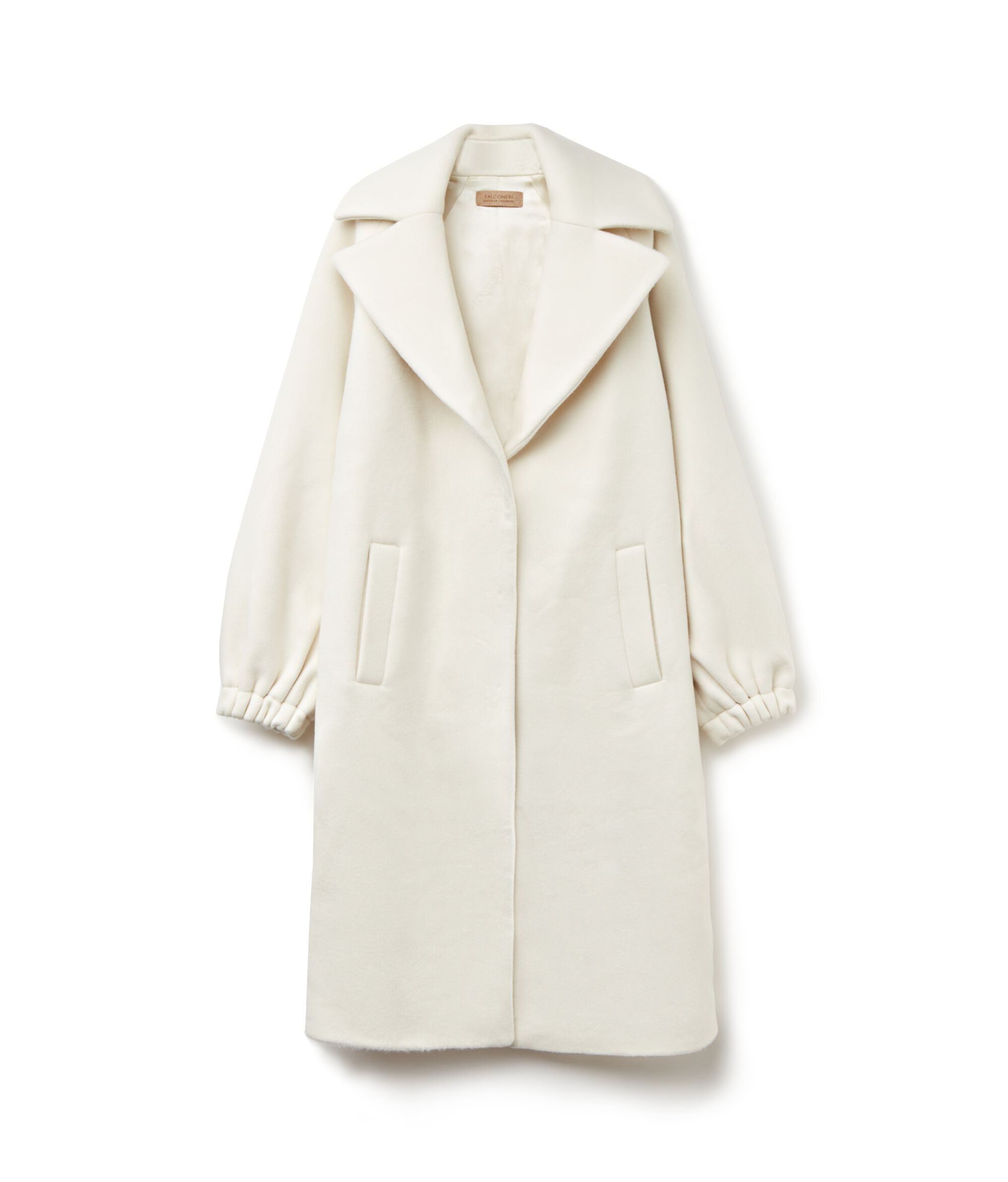 Cappotto con Manica Arriccio in Cashmere