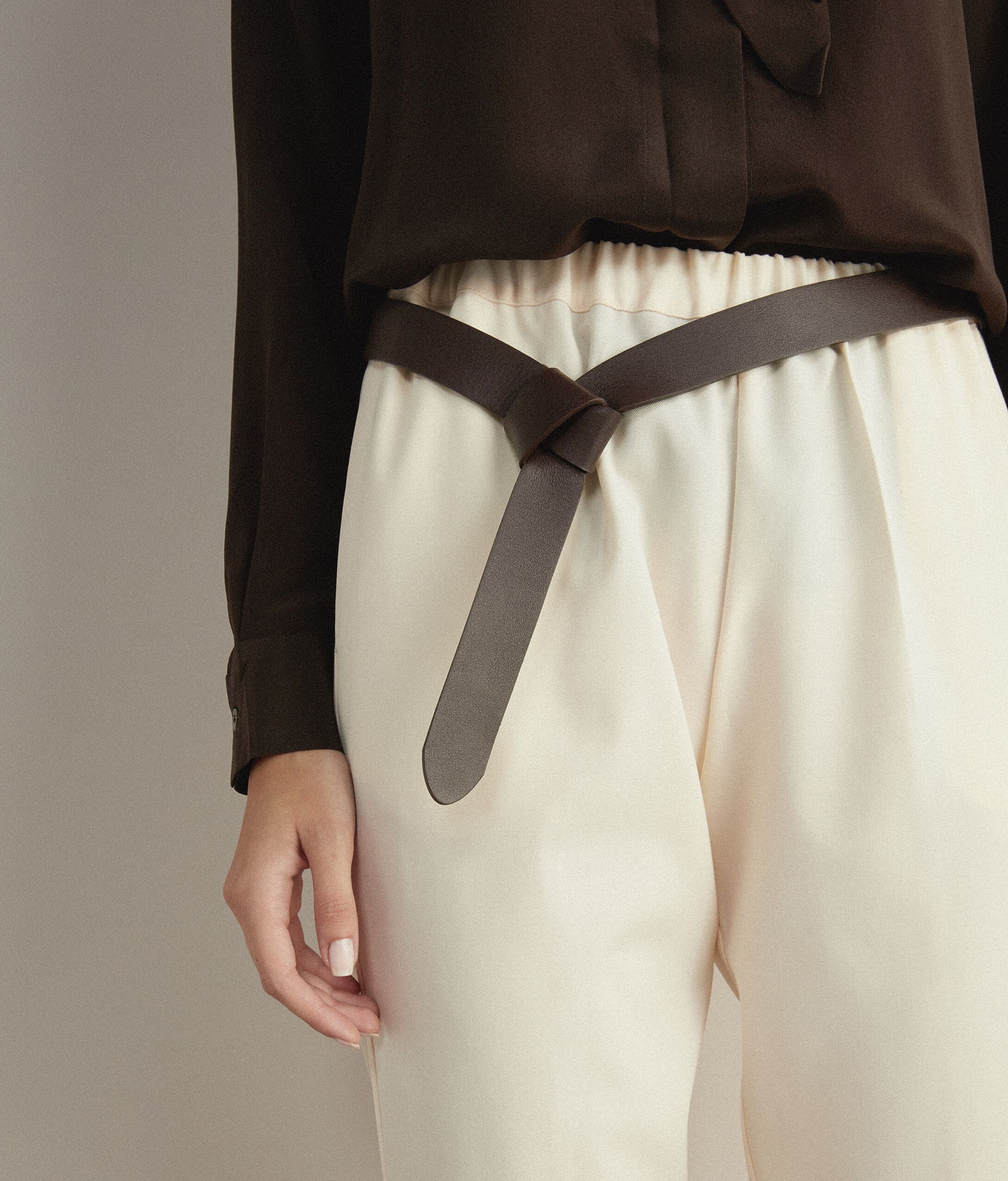 Wide Leather Belt