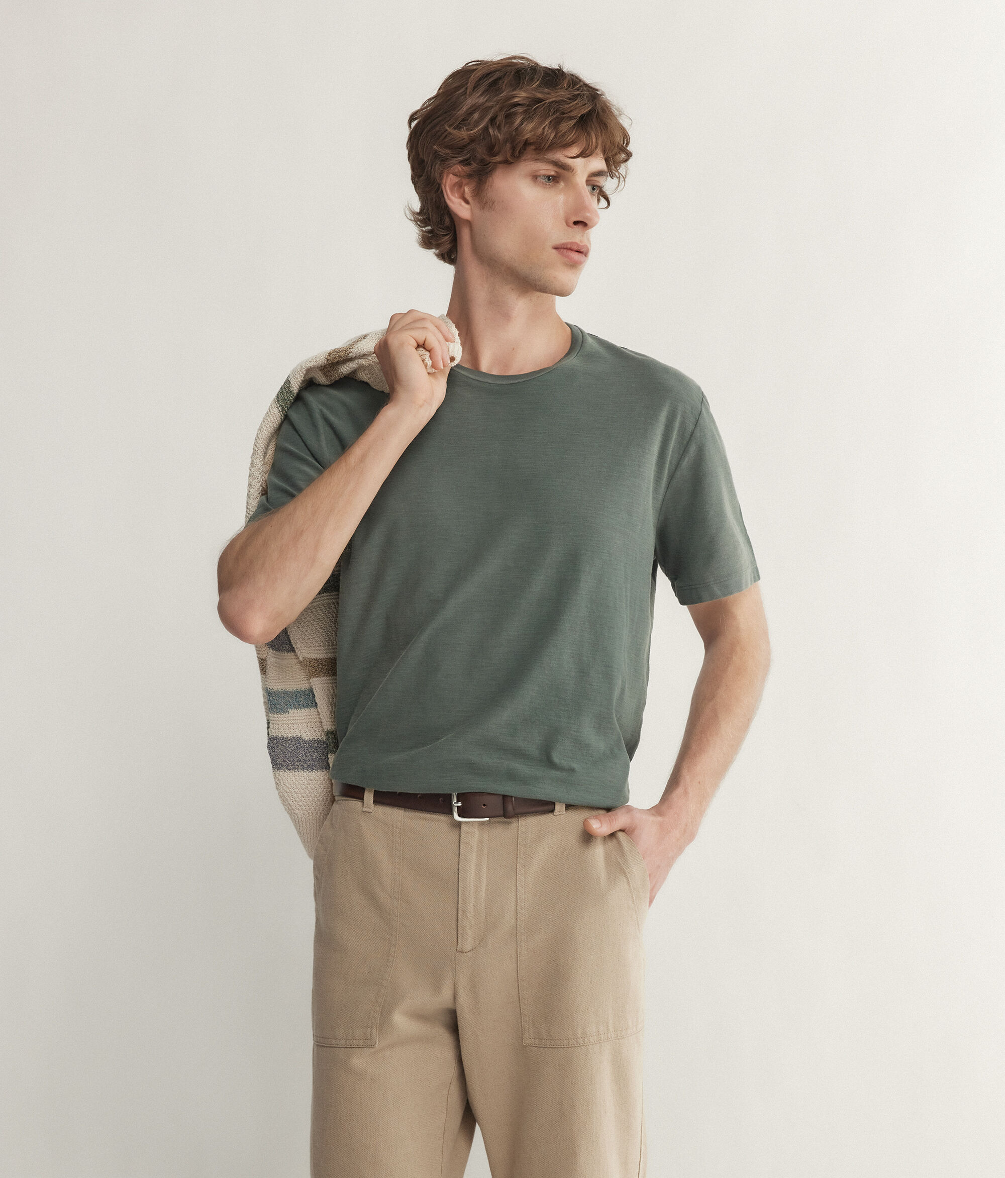 Twist Cotton T-Shirt