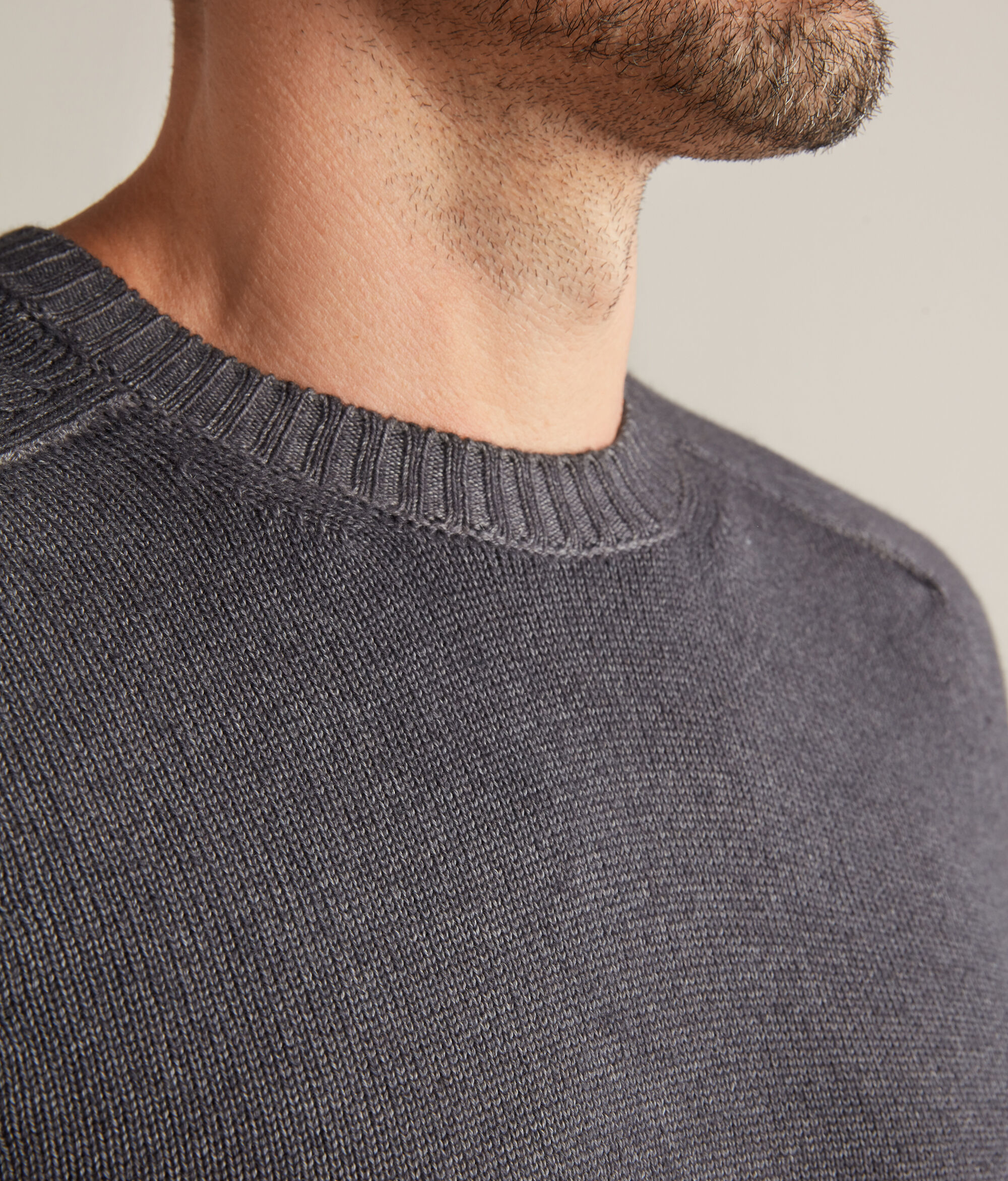 Pull à col rond en cachemire ultra-doux