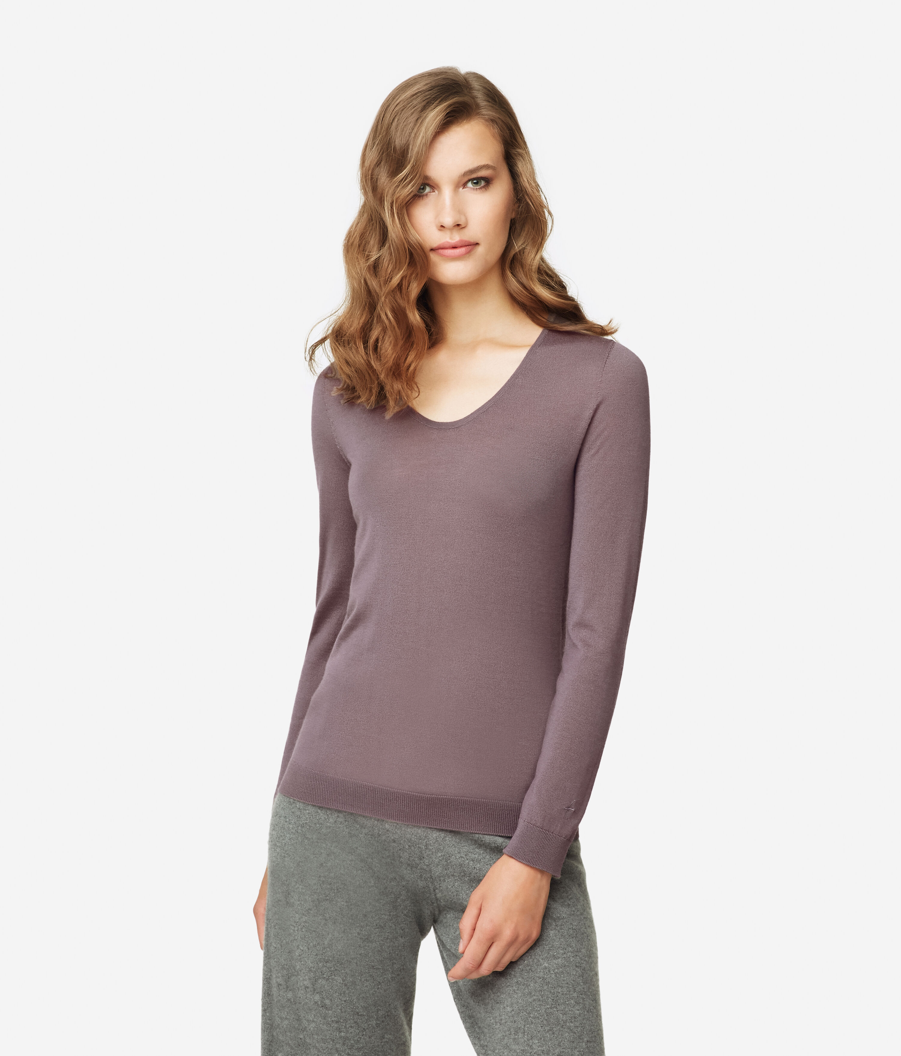 Ultrafine Cashmere V-Neck Jumper