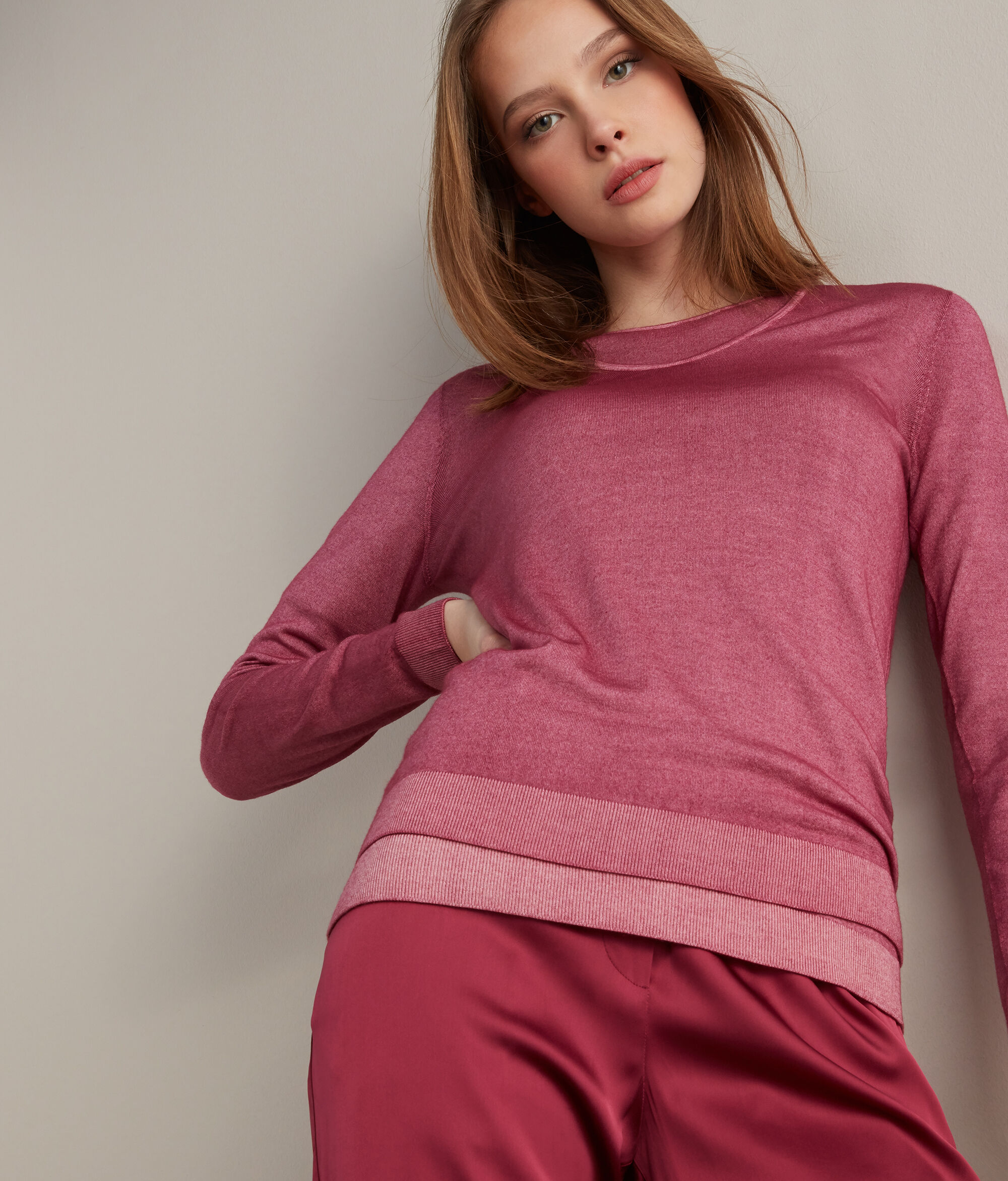 V-Ausschnitt-Pullover Aus Kaschmir Ultrafine