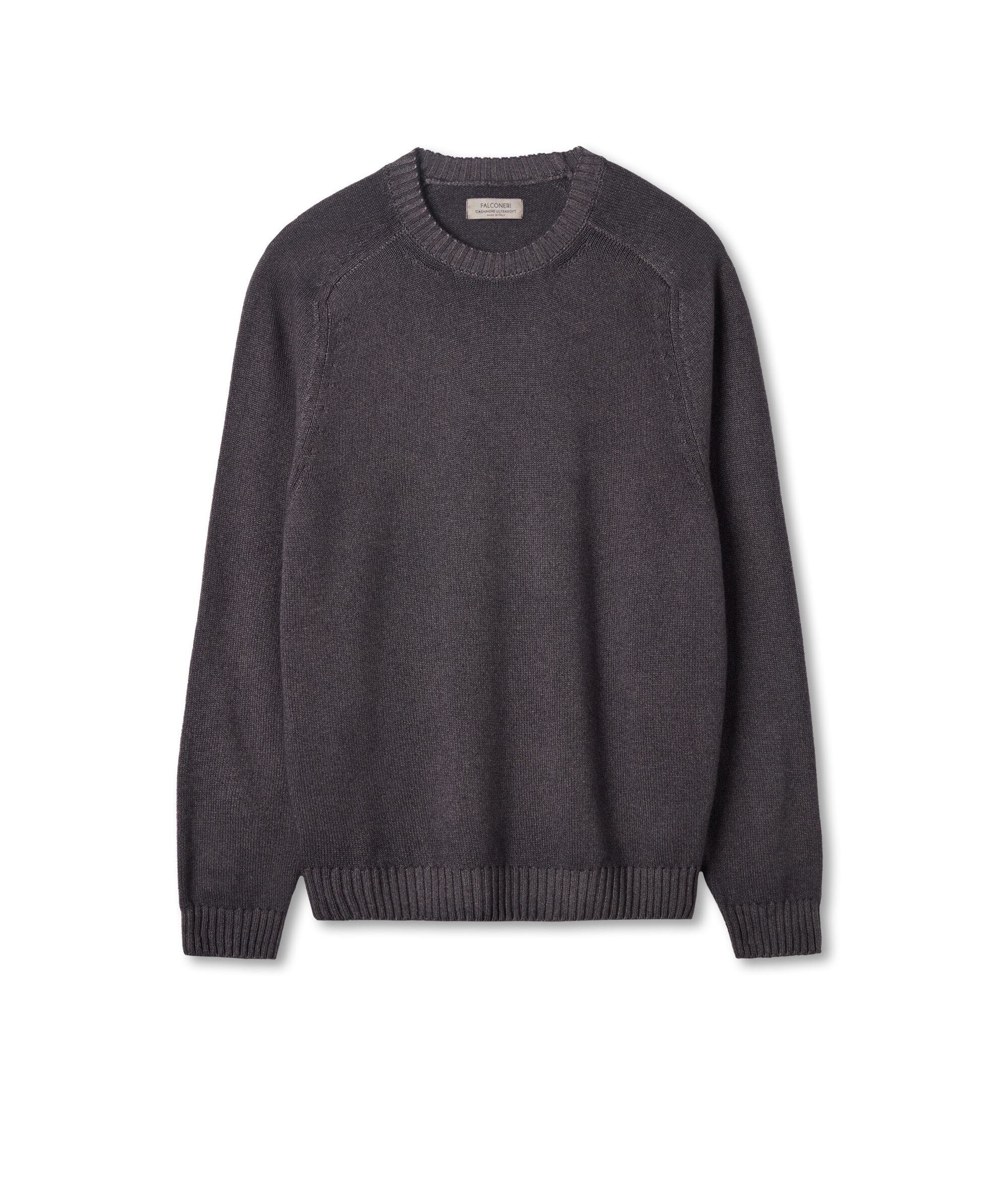 Pull à col rond en cachemire ultra-doux