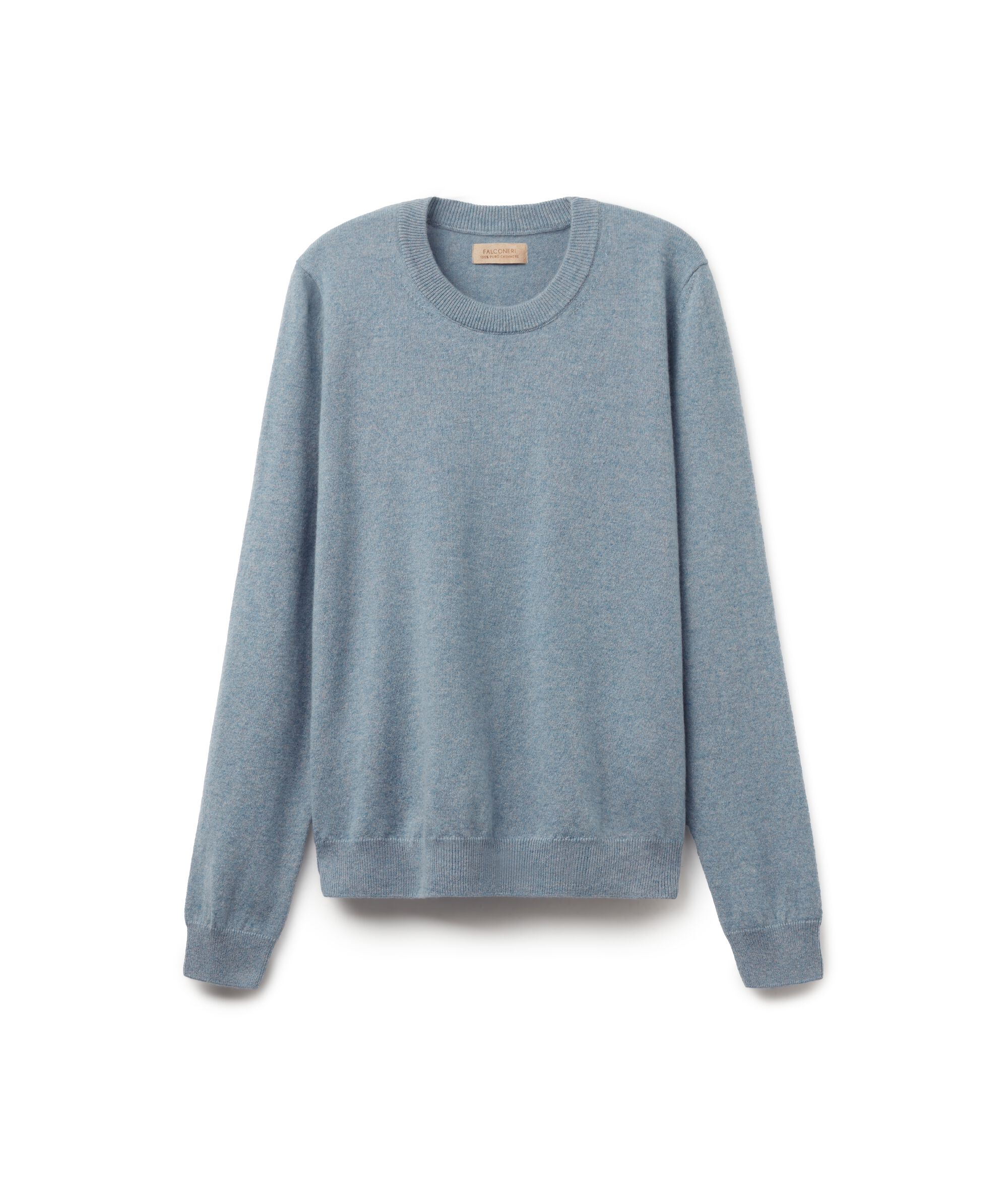 Maglia Girocollo a Maniche lunghe in Cashmere Ultrasoft