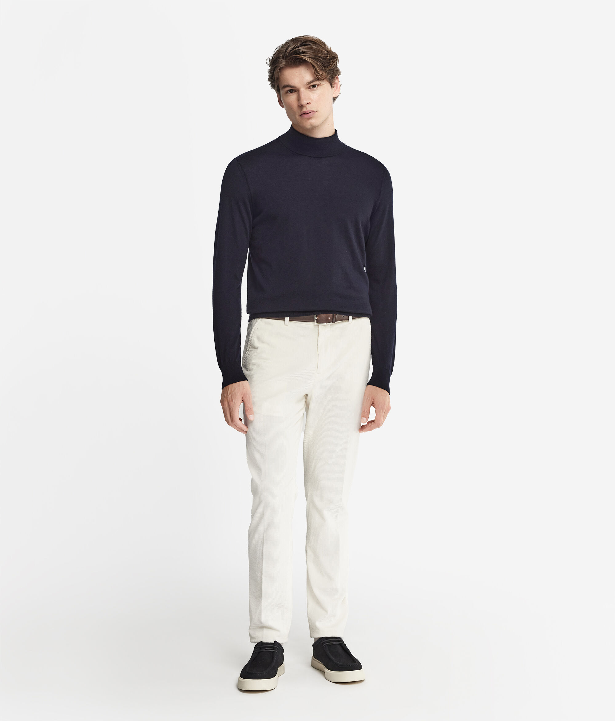 Lupetto a Maniche Lunghe in Cashmere