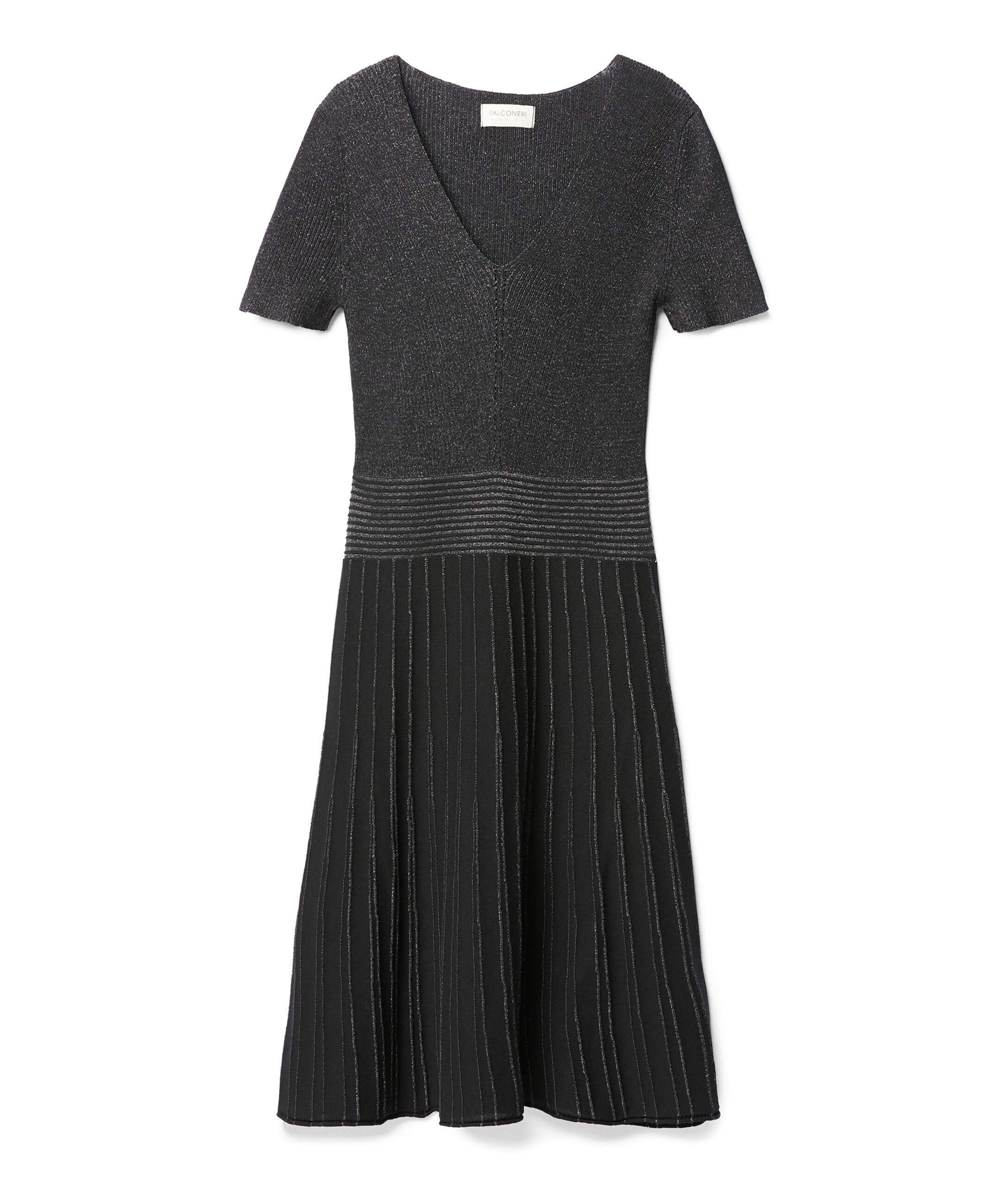 Dress with Ribbing Detail