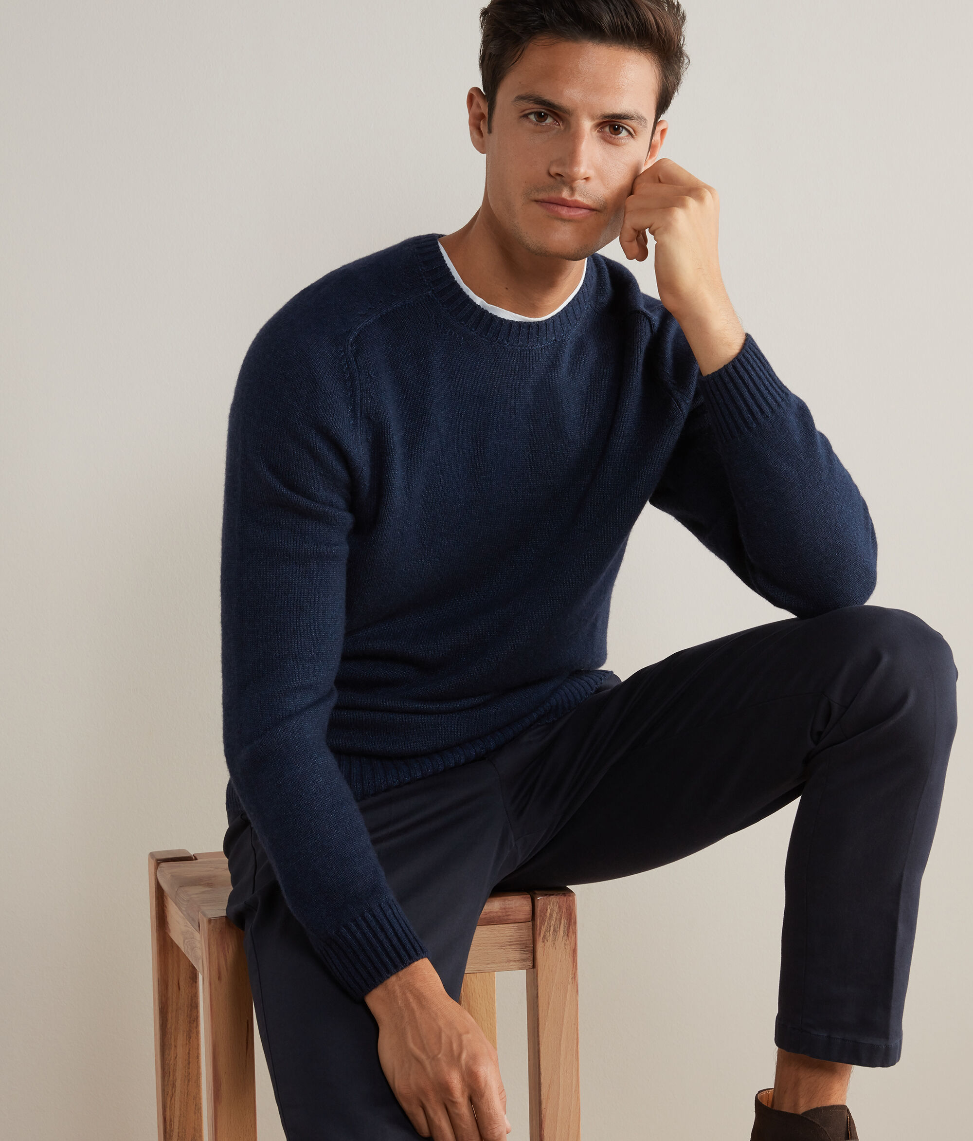 Maglia Girocollo in Cashmere Ultrasoft
