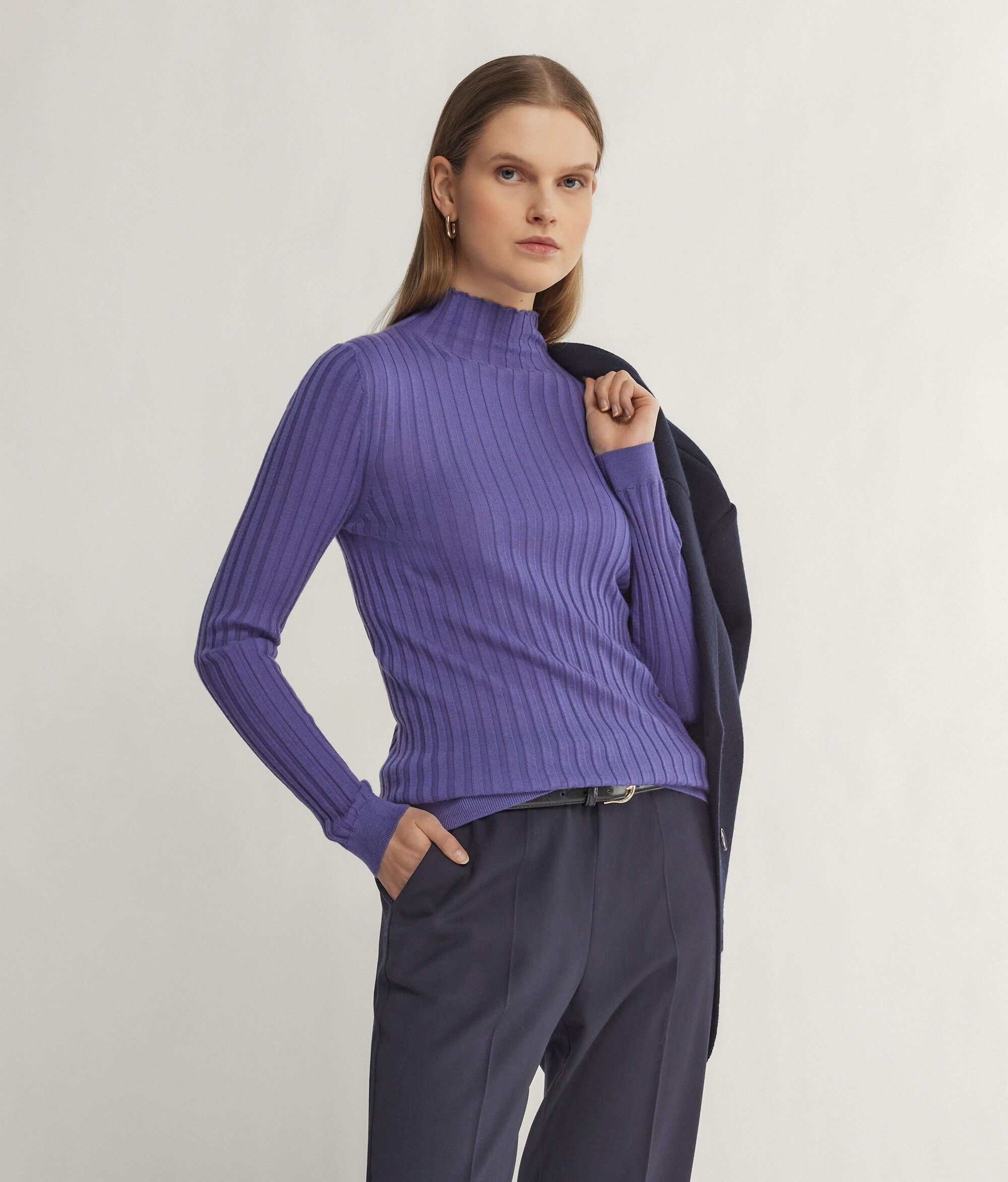 Dolcevita in Cashmere Ultrafine Costa Piatta
