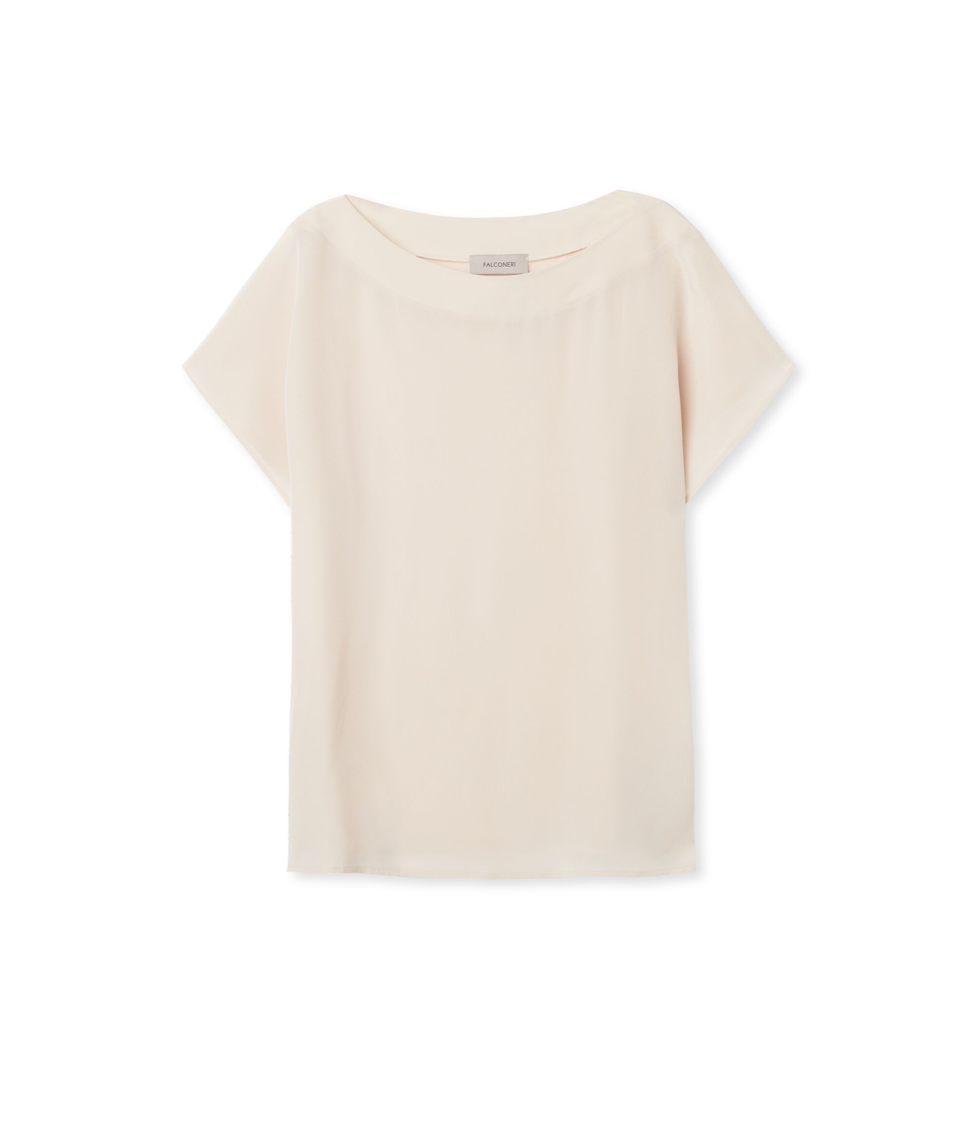 Silk and Modal Boat-Neck T-Shirt