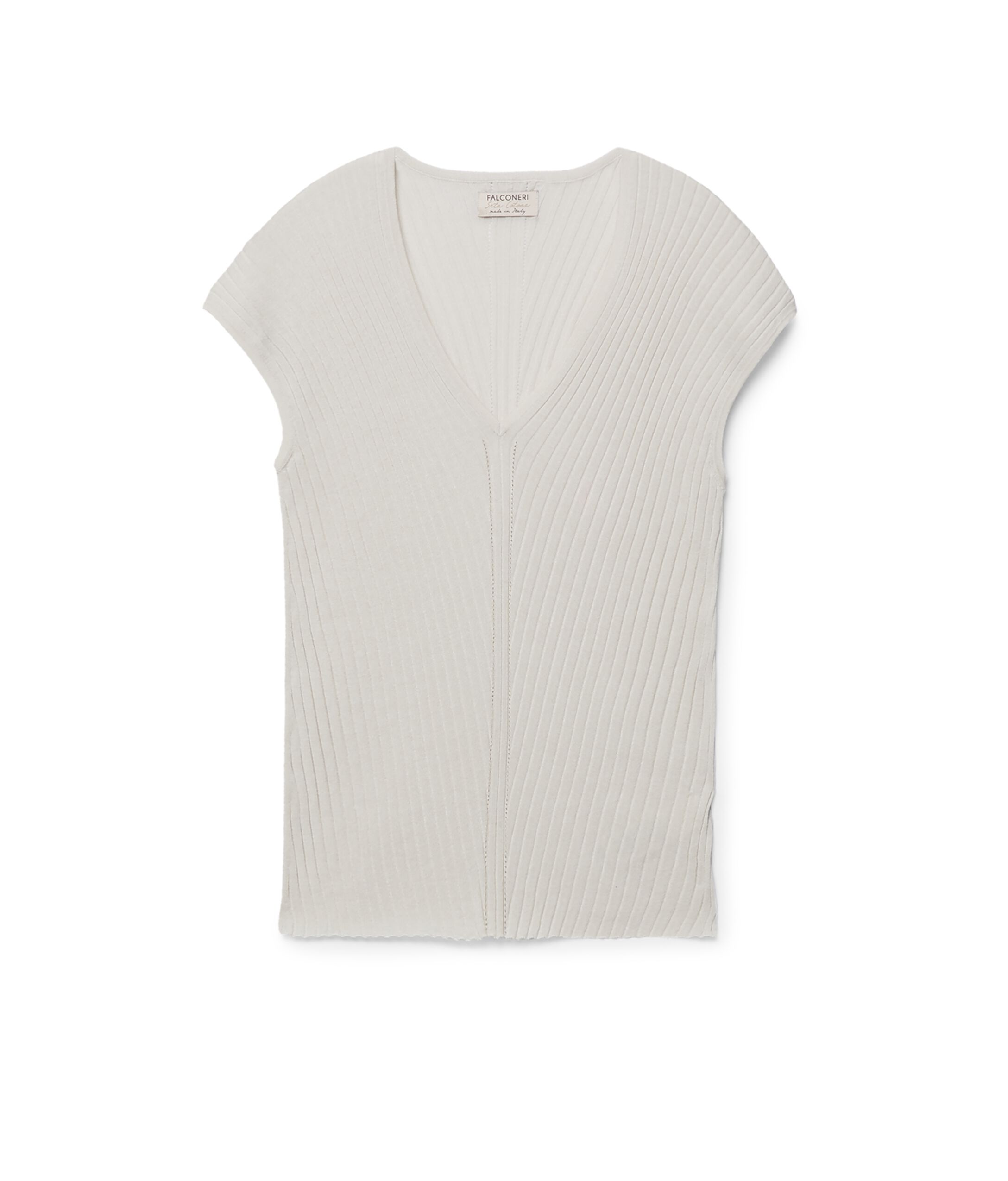Maglia Costina Seta Cotone