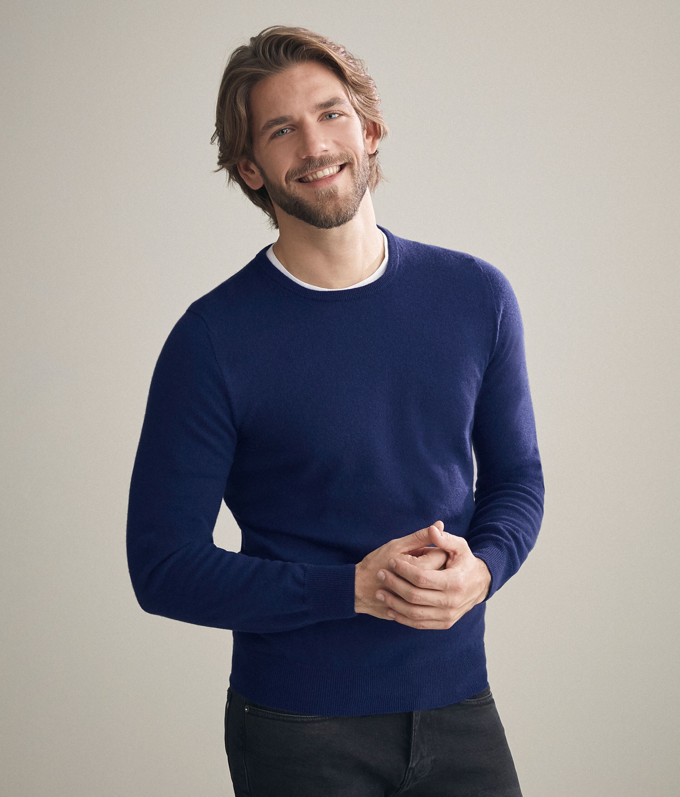 Maglia Girocollo in Cashmere Ultrasoft Uomo